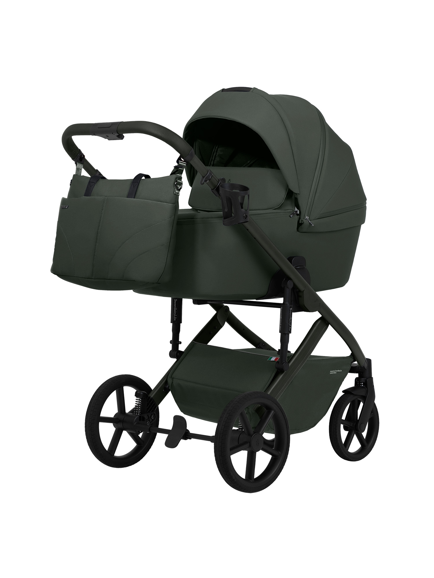 Коляска 2в1 Sweet Baby Dolce Forest Green зеленый - фото 20