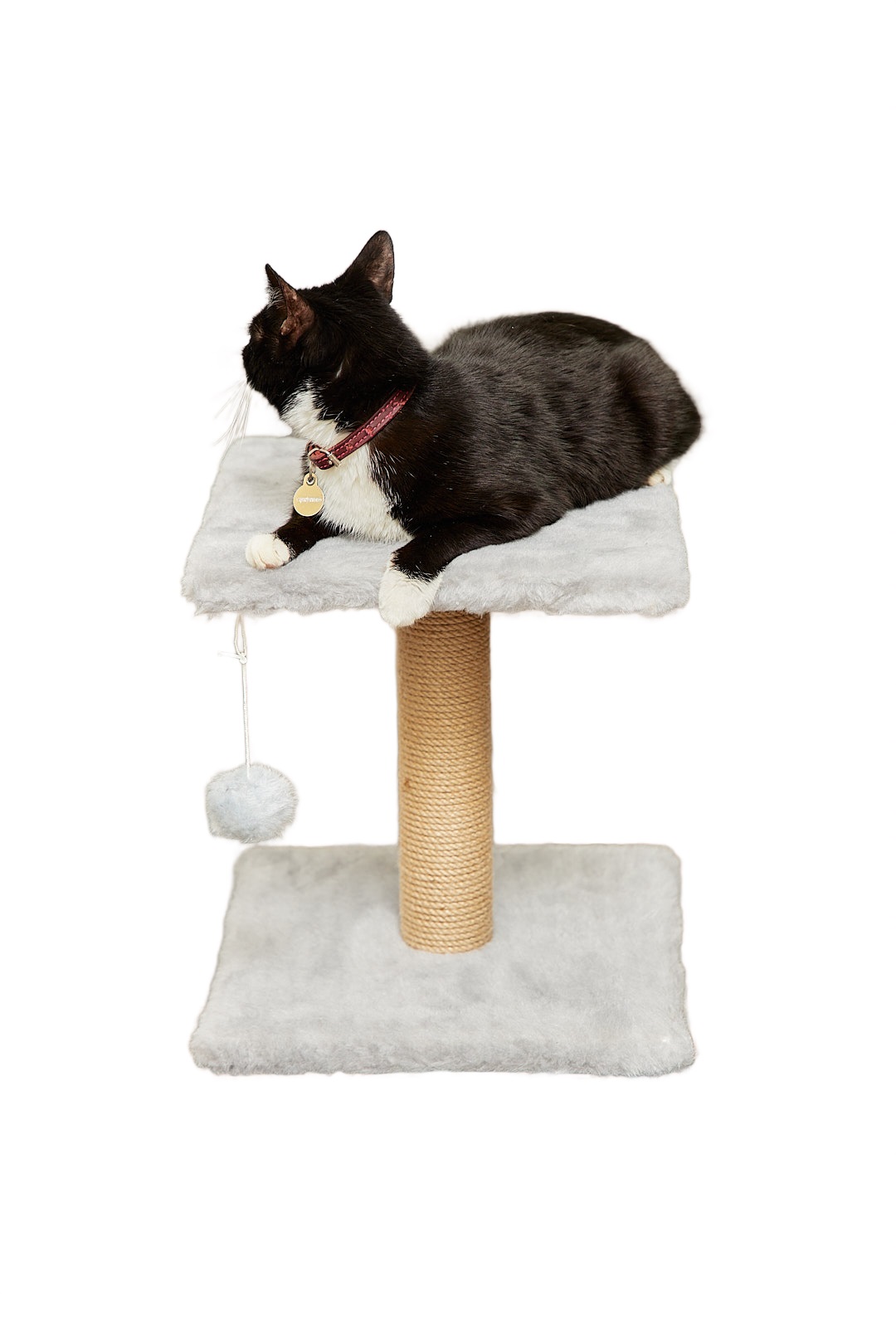 Когтеточка для кошек лежанка Pet БМФ Серый - фото 1