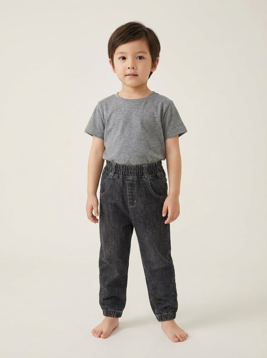 Изображение товара Джинсы для девочек MODERNFECI 134 с высокой посадкой и карманами