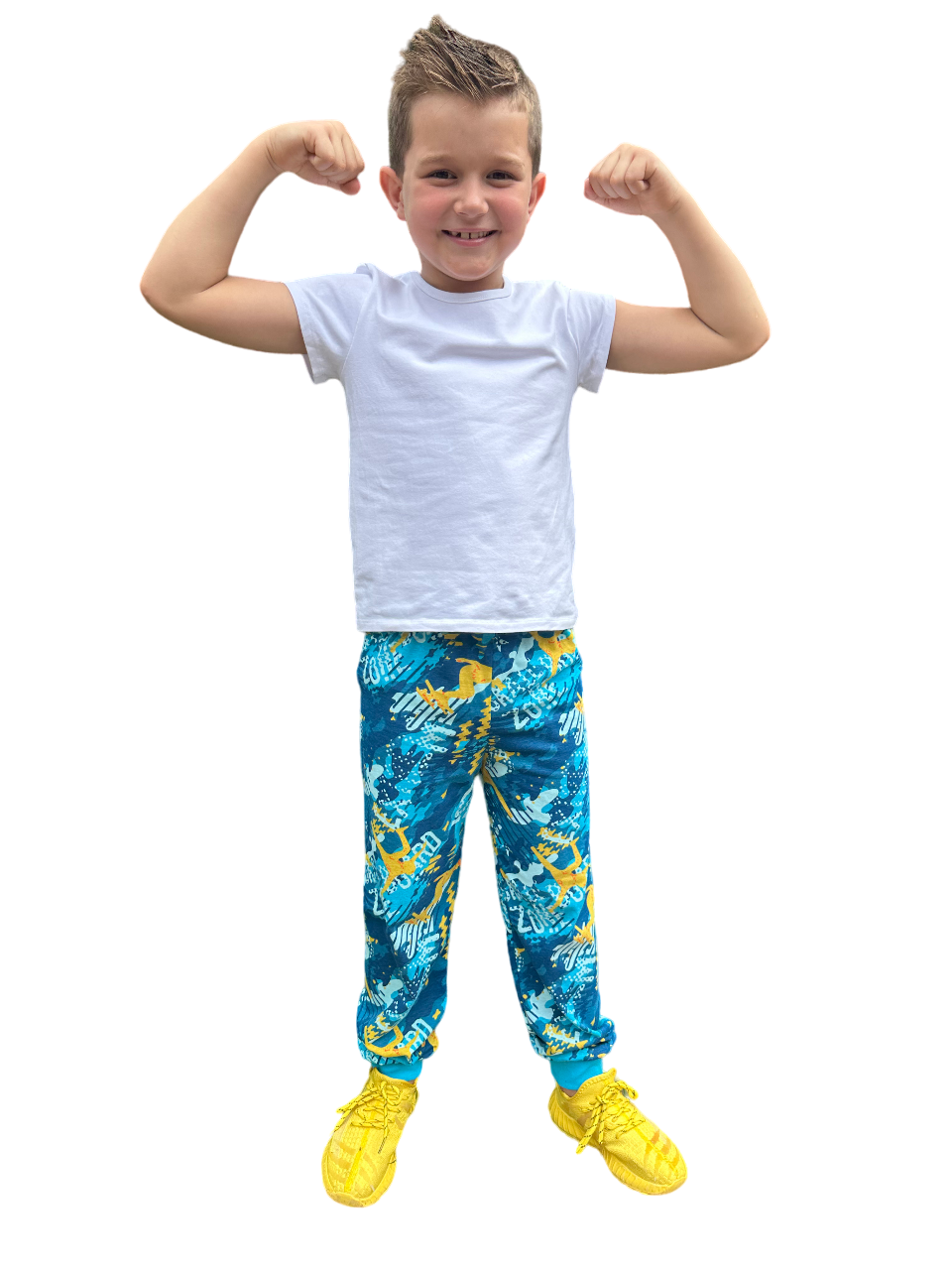 Брюки DANKIDS БРЮКТголубой_камуфляж-Рока - фото 2