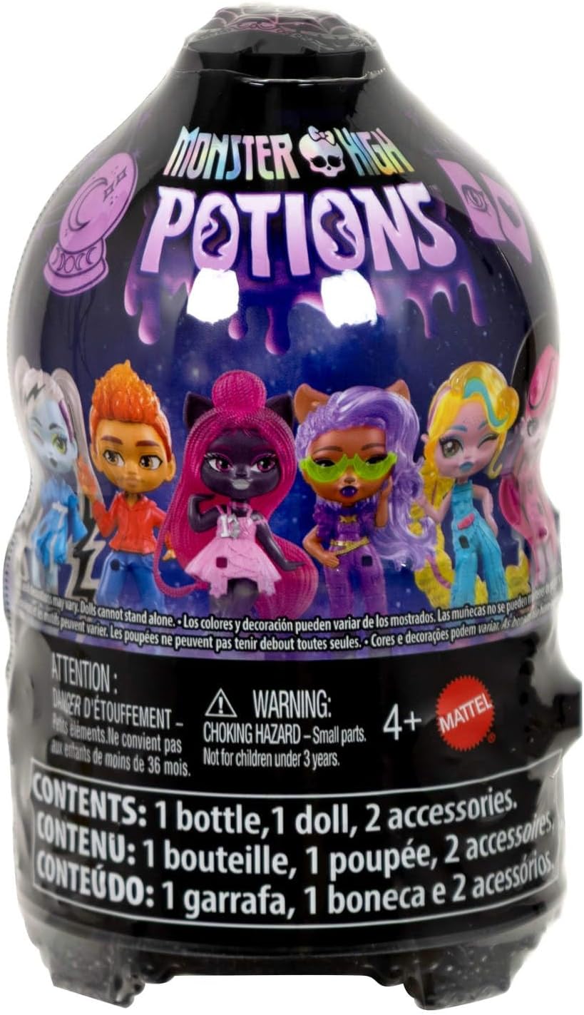 Кукла мини Monster High Хрустальный шар сюрприз высота 7,5 см JCX99 - фото 3