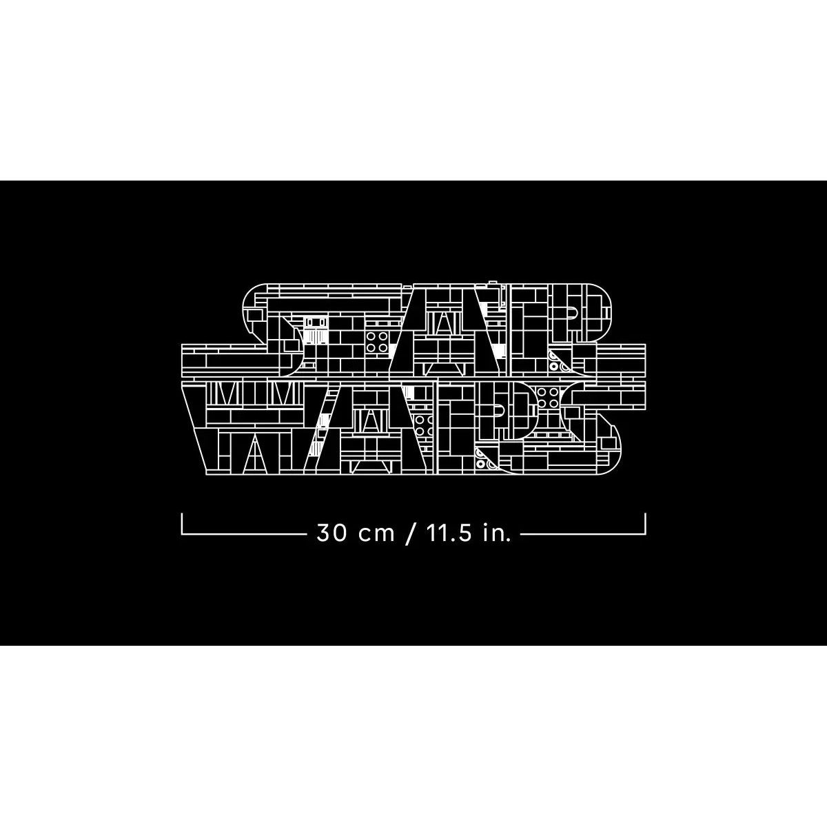 Конструктор LEGO Star Wars Логотип Star Wars из кубиков блочный - фото 11