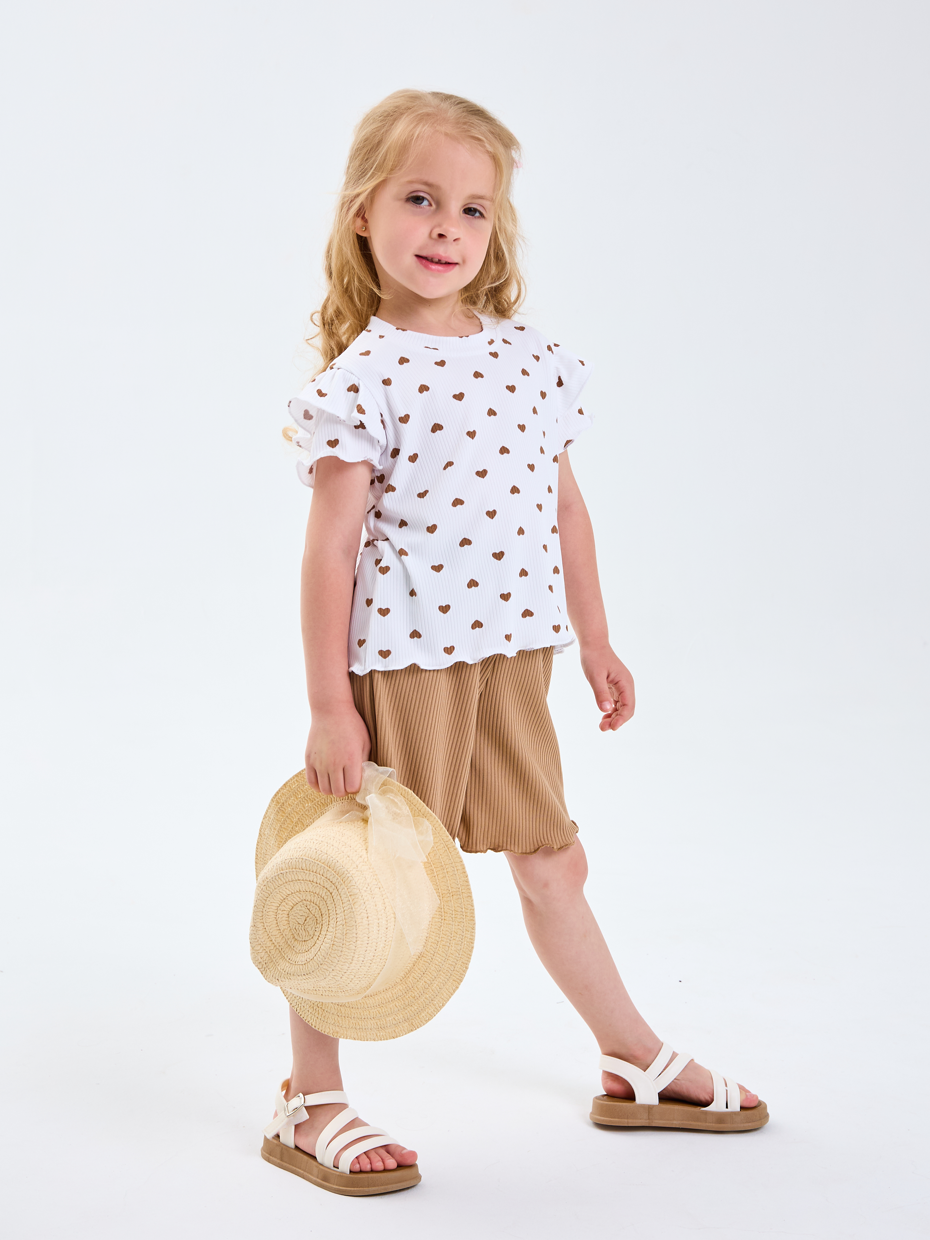 Футболка и шорты Mil Art kids 1902201549SUIT-SHORTS-LAPSHA-BRAUN - фото 5