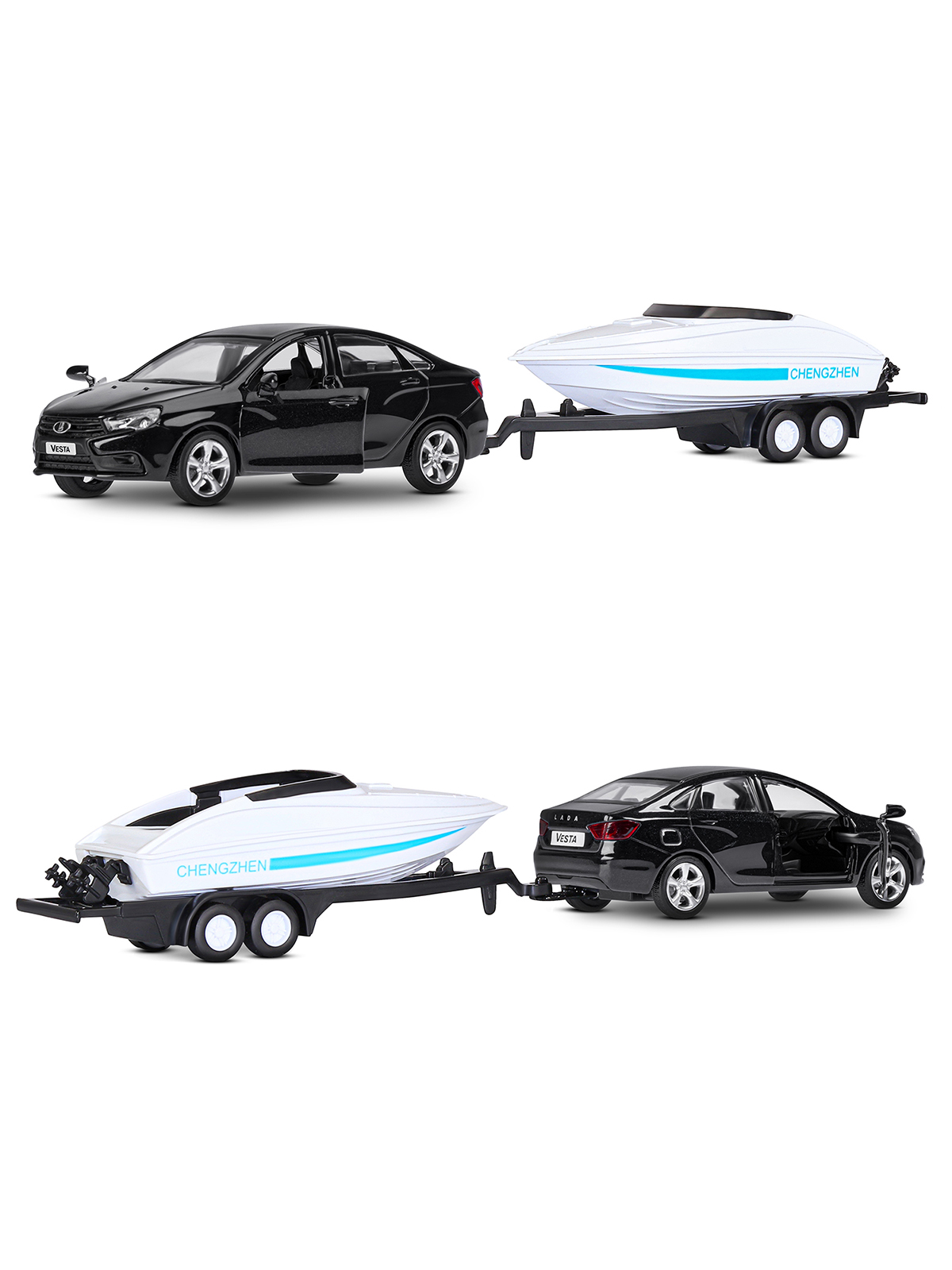 Автомобиль АВТОпанорама LADA Vesta 1:43 JB1251618 - фото 9