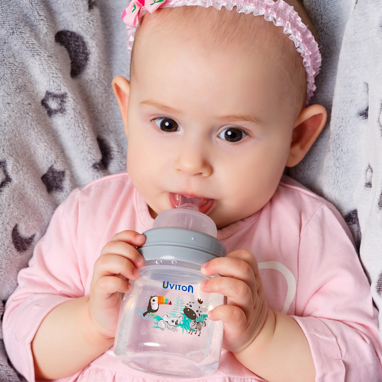 Бутылочка Uviton Anti-Colic 125 мл в ассортименте - фото 8