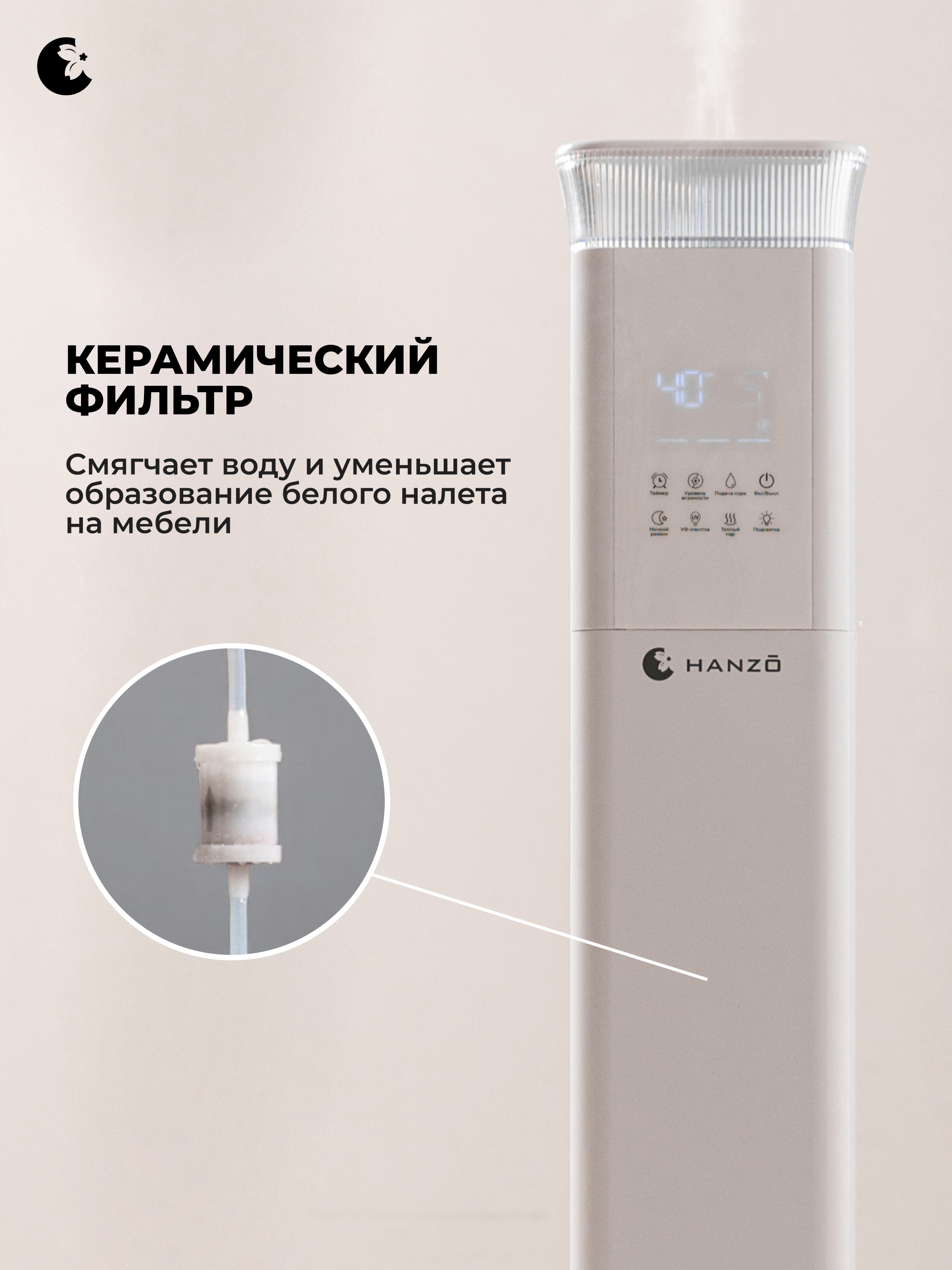Ультразвуковой увлажнитель воздуха HANZO HANZO Z40 - фото 13
