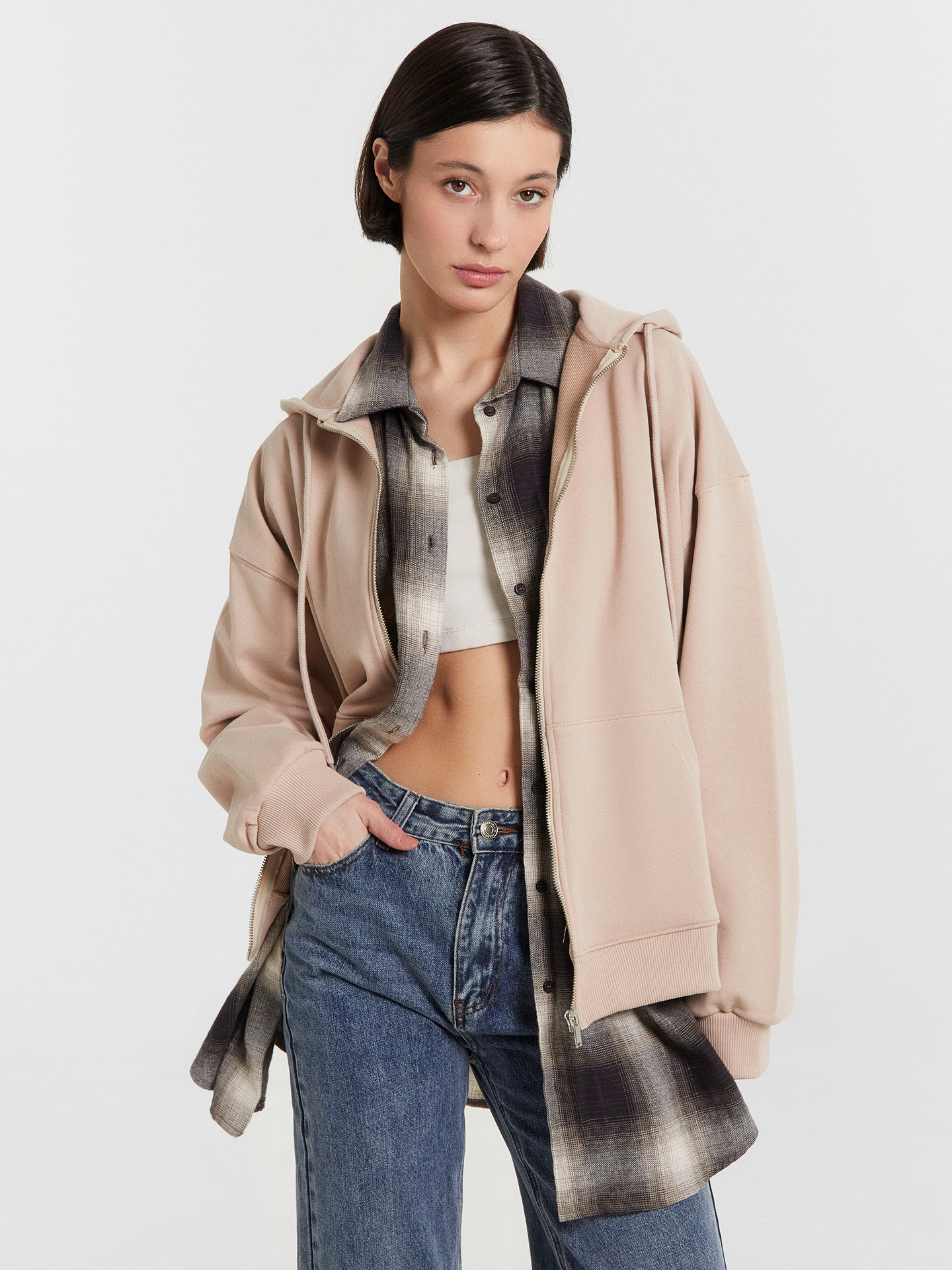 Толстовка Mark Formelle (Марк Формэль) 172105/холодный бежевый - фото 1