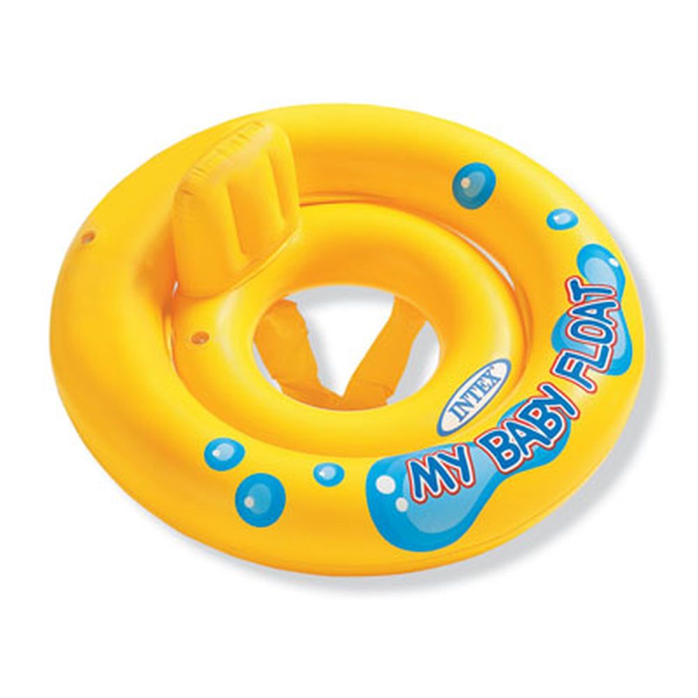 Круг трусы надувной Intex My Baby Float с сиденьем и спинкой 76х89 см от 1 до 2 лет - фото 1