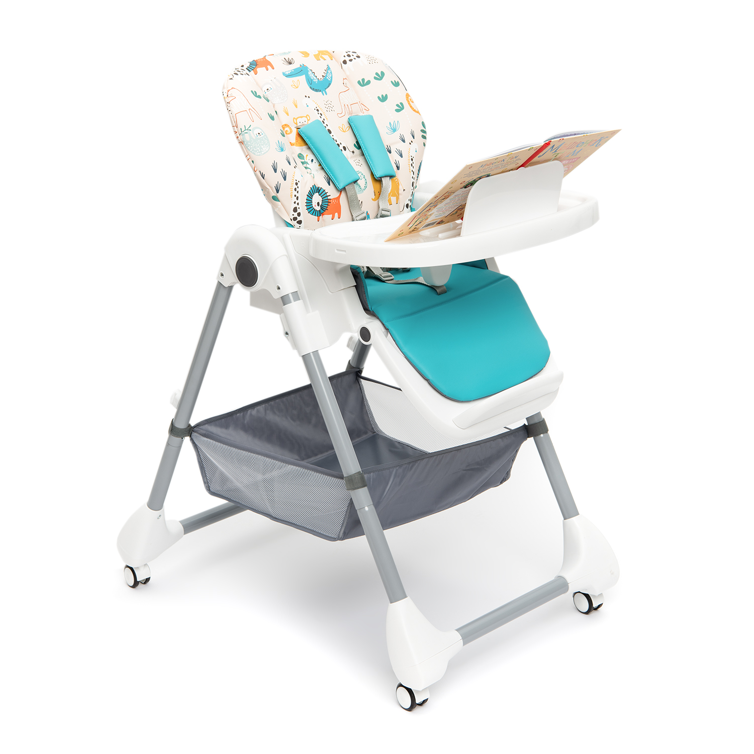 Стульчик для кормления Babyton Pretty Friends Turquoise классический - фото 18