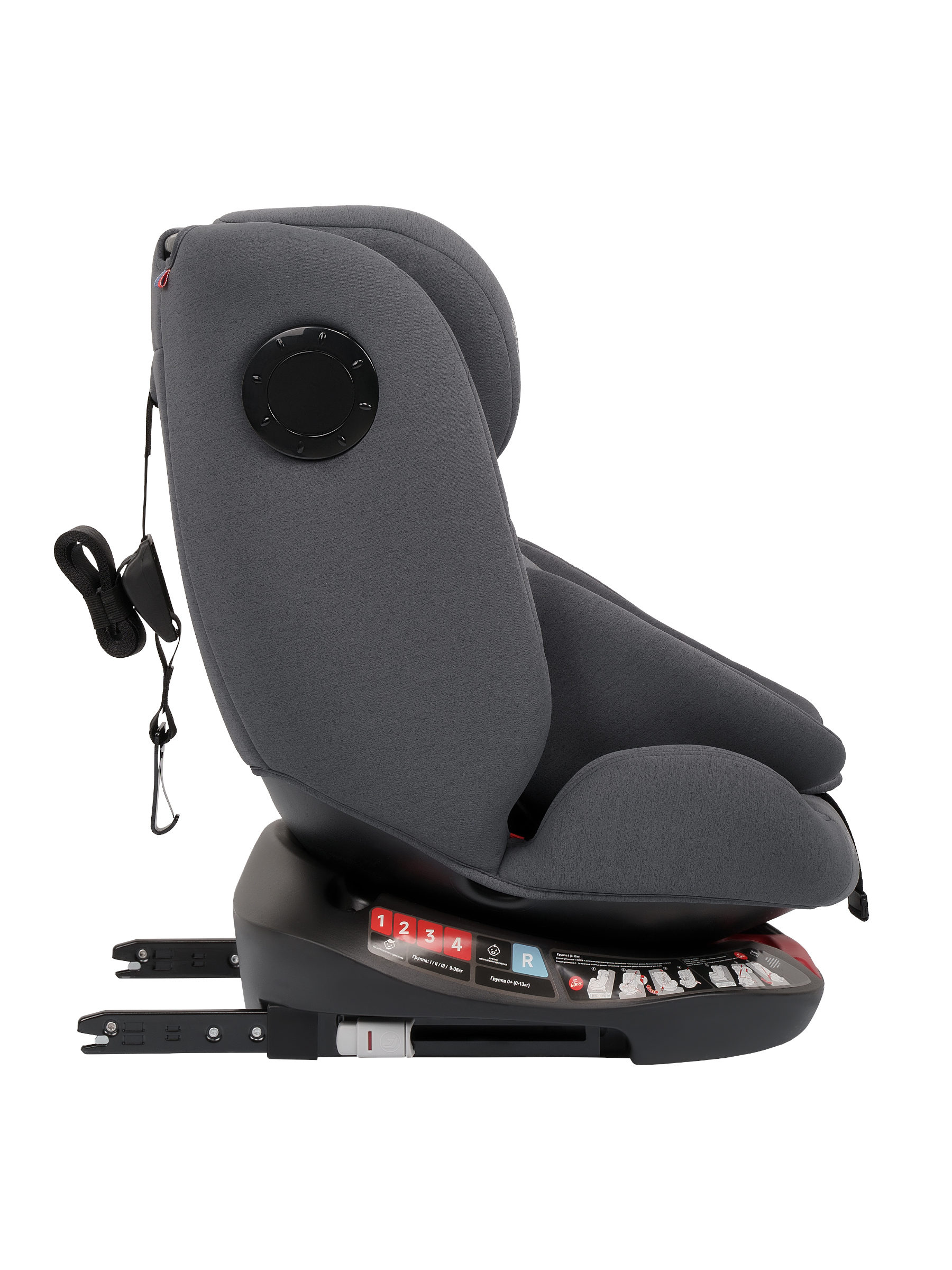 Автокресло JOVOLA Prime Isofix серый Isofix 0+/1/2/3 (0-36 кг) - фото 18