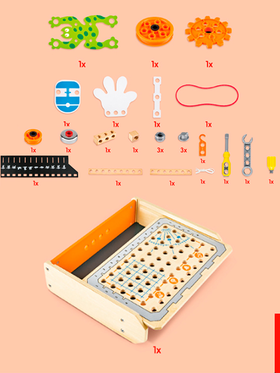 Конструктор Hape Набор инструментов деревянный - фото 14