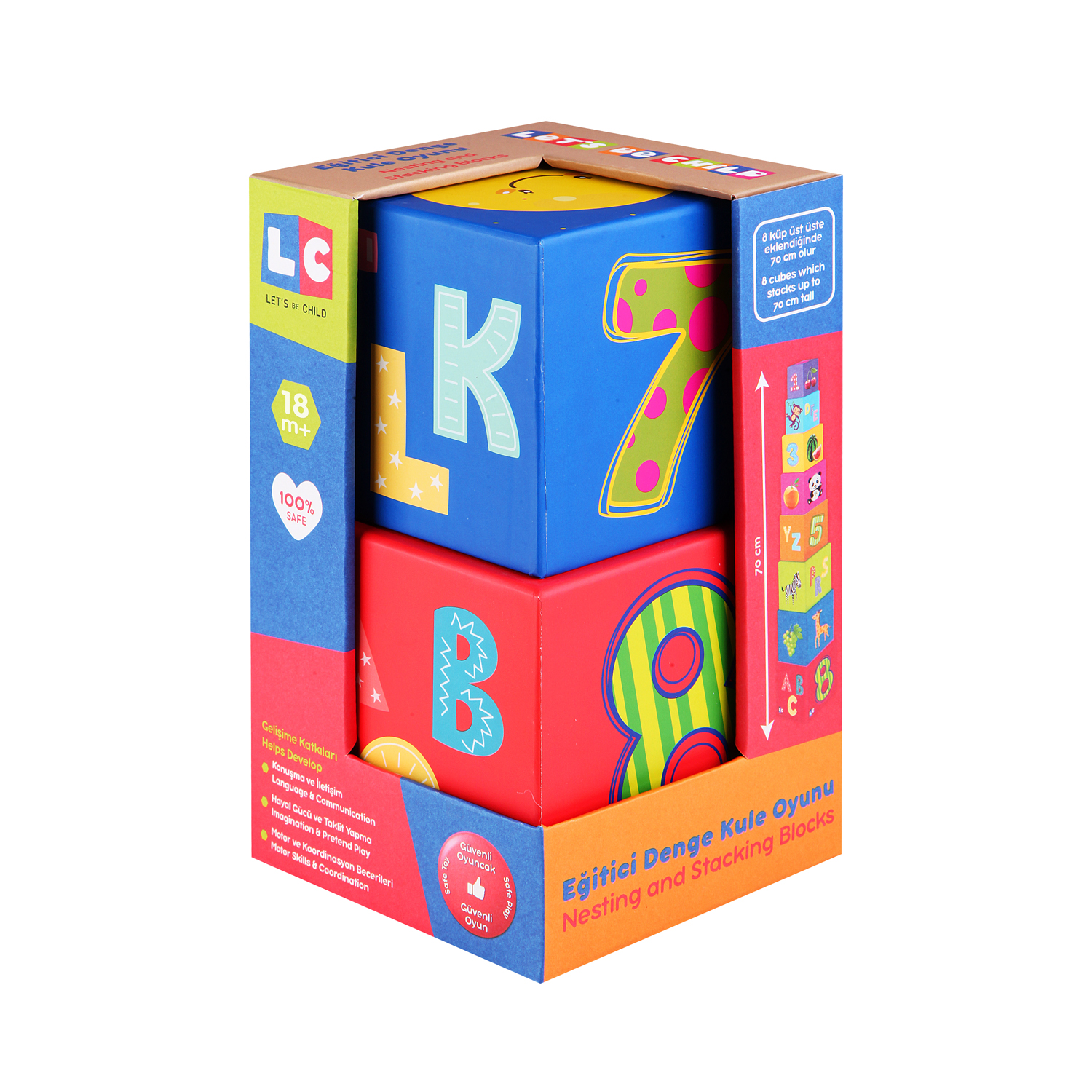 Игрушка Let s Be Child кубики - фото 1