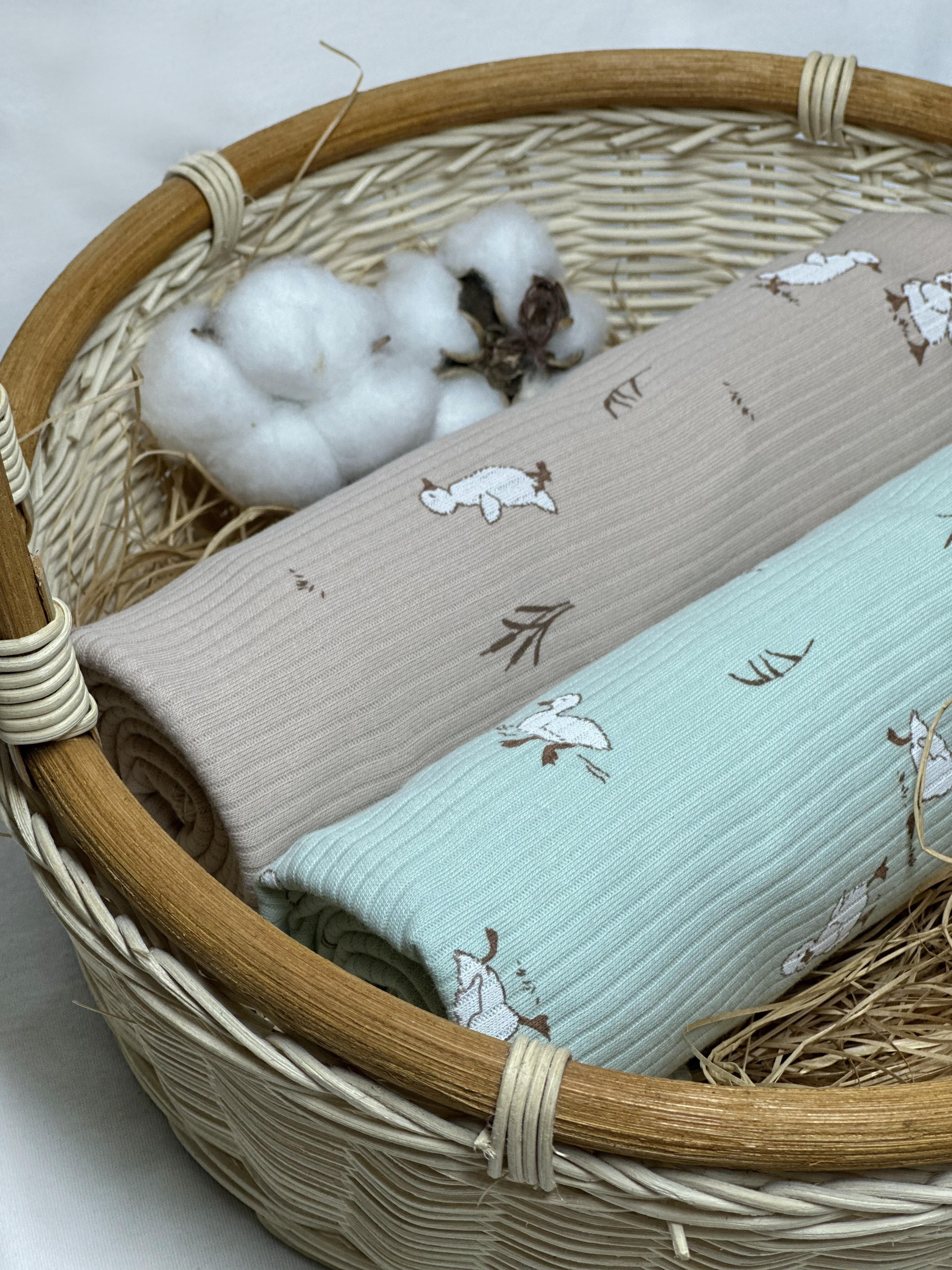 Пелёнка RinaAmari в рубчик 85х130 см - фото 15