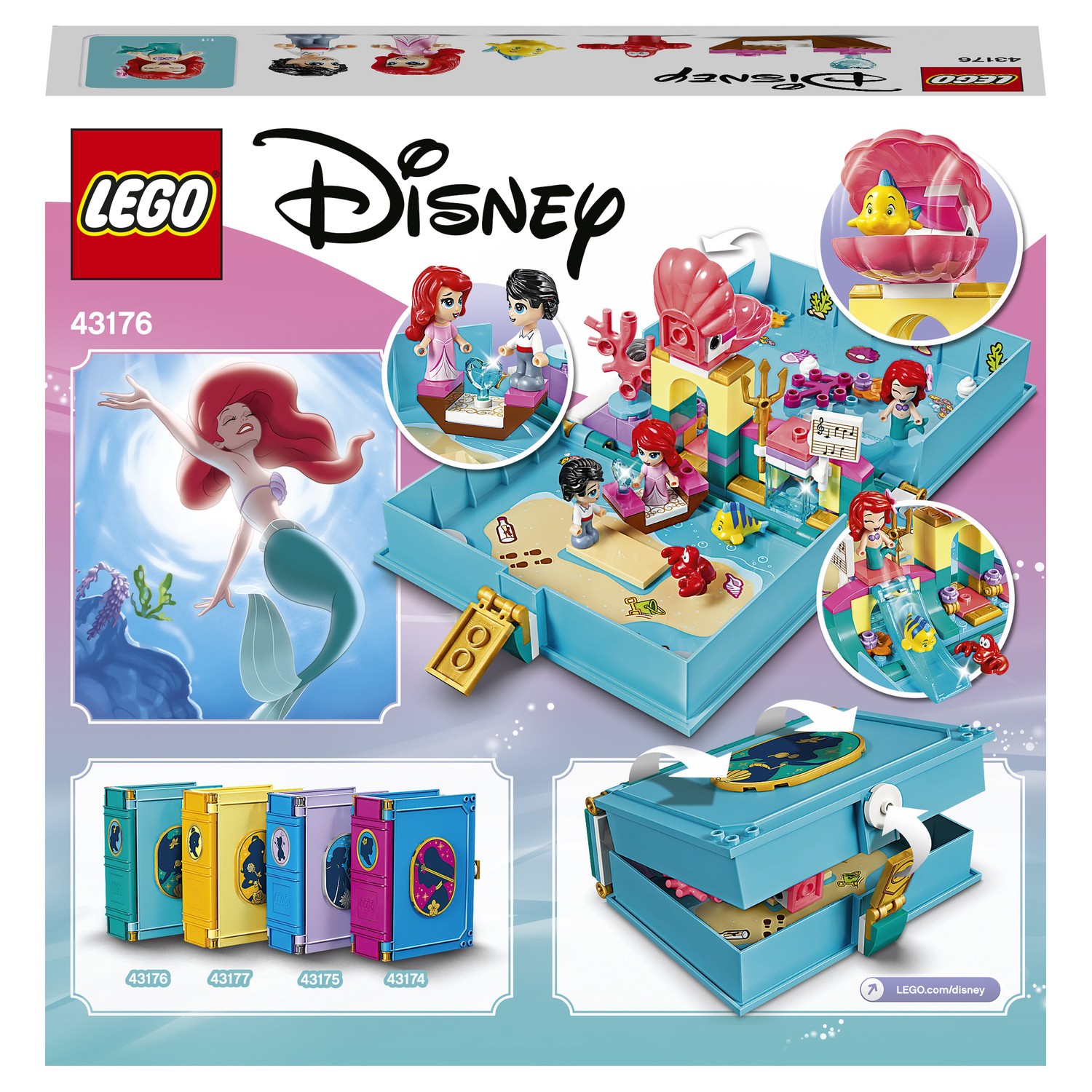 Конструктор LEGO Disney Princess Книга приключений Ариэль - фото 3