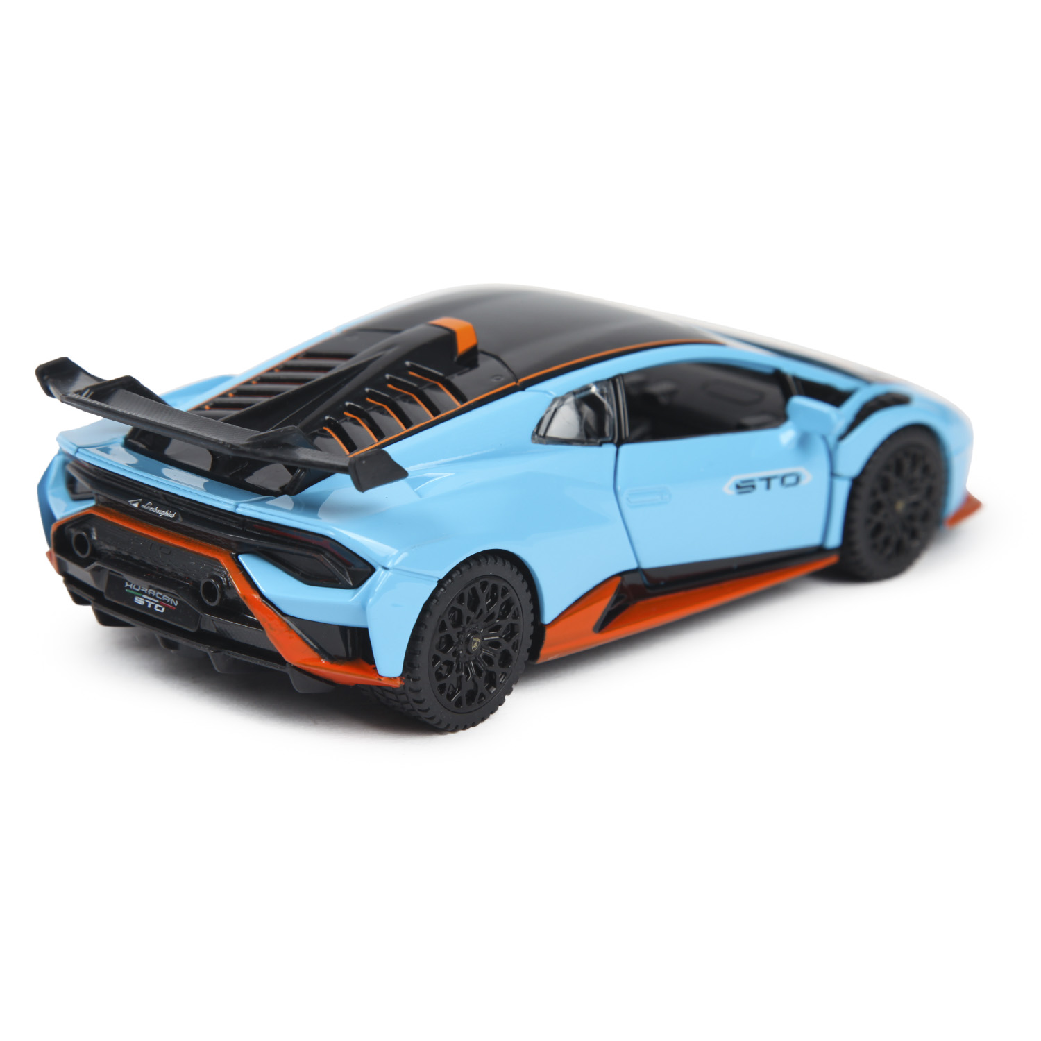 Автомобиль Rastar Lamborghini Huracan STO 1:32 голубой 64300 - фото 4
