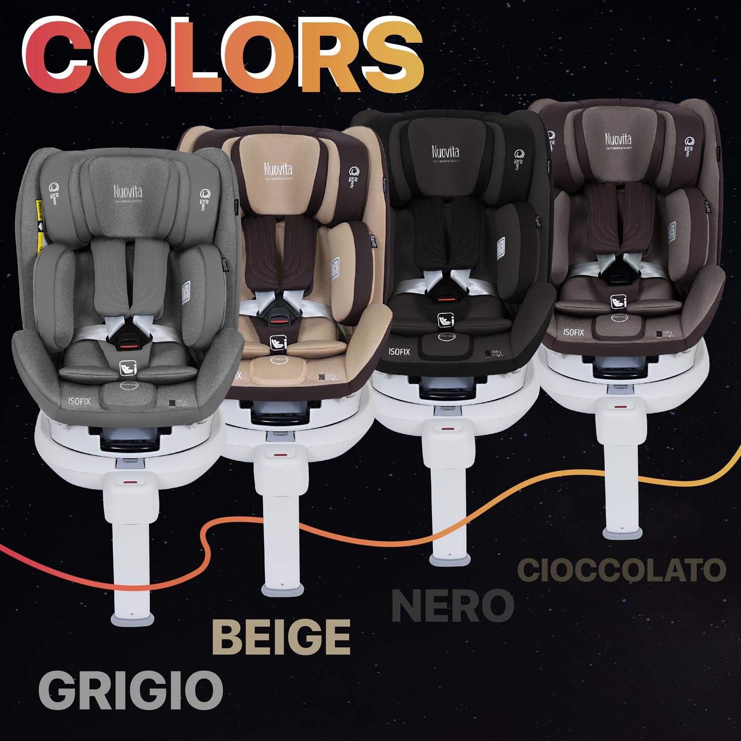 Автокресло Nuovita Maczione NiS1-1 Isofix 0+/1 (0-18 кг) черный - фото 12