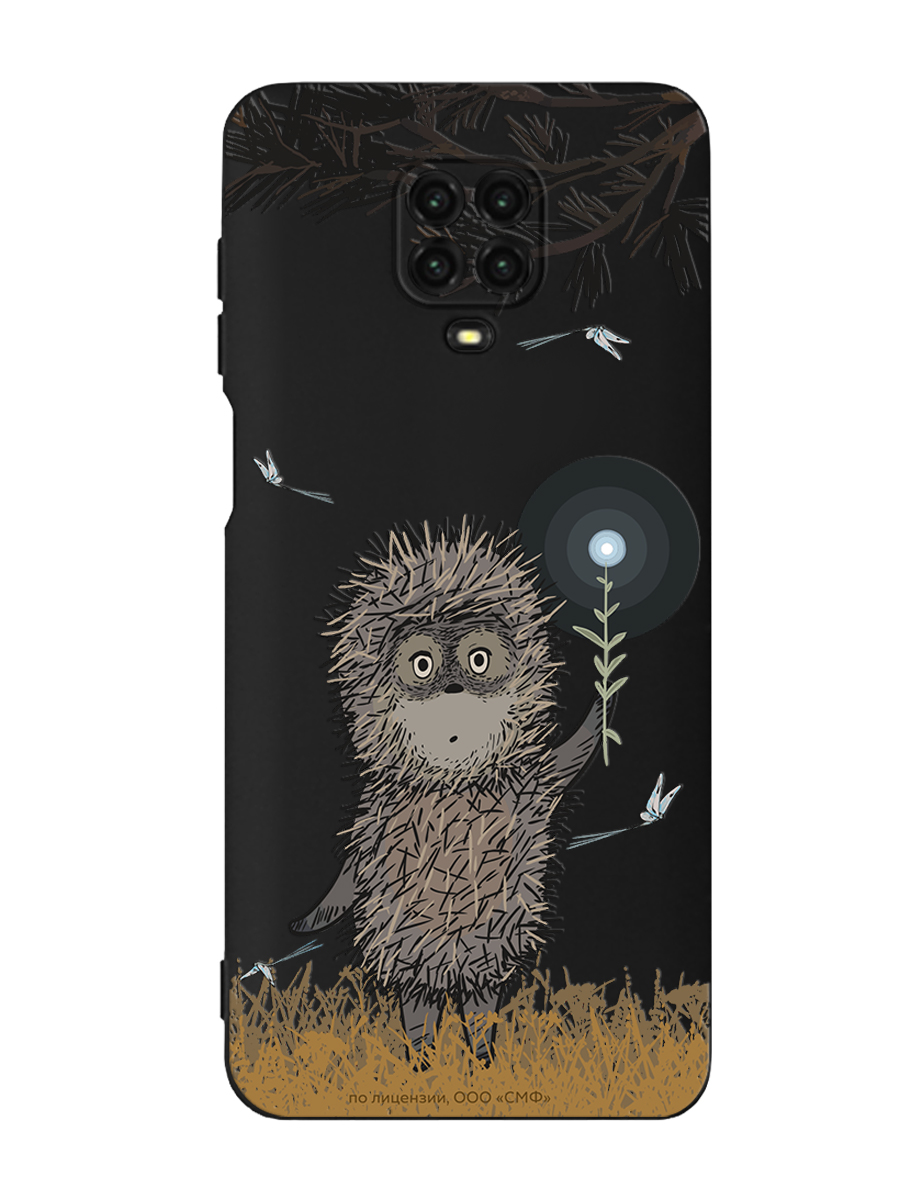 Силиконовый чехол Mcover для смартфона Xiaomi Redmi Note 9S Note 9 Pro Союзмультфильм Ежик в тумане и фонарик - фото 1