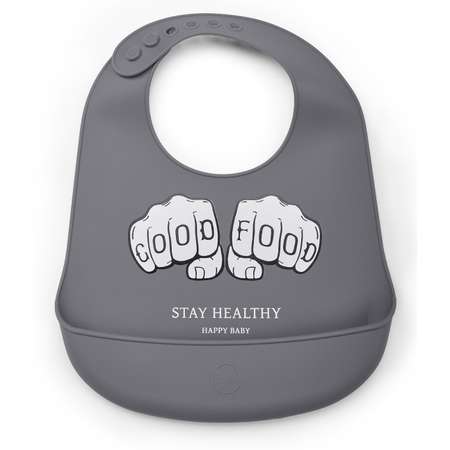 Нагрудник Happy Baby пластик