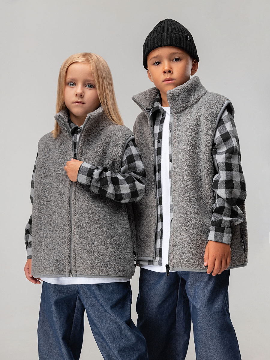 Жилет Bodo 14-86MU_серый - фото 2