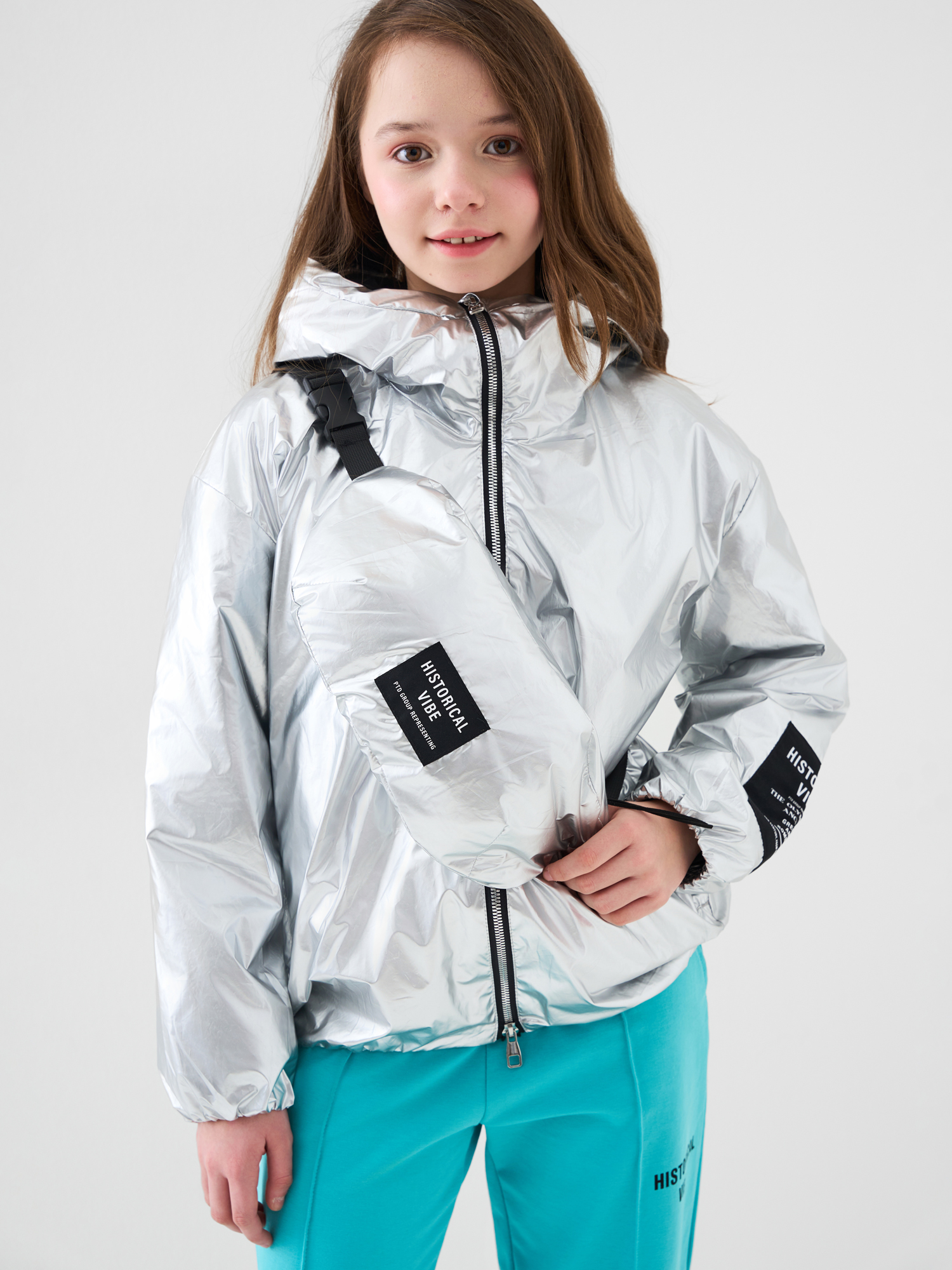 Изображение товара PlayToday ветровка и сумка для девочки подростка 158