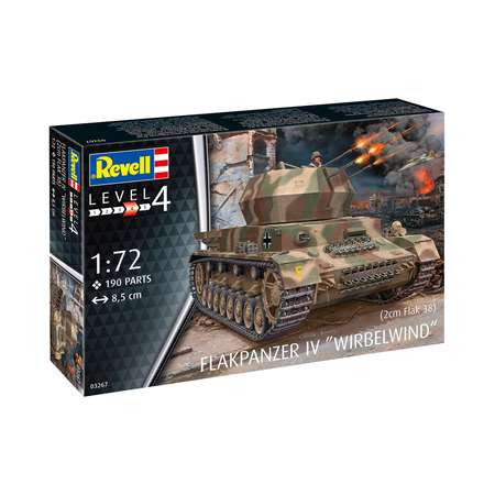 Сборная модель Revell Германская зенитная самоходная установка Wirbelwind