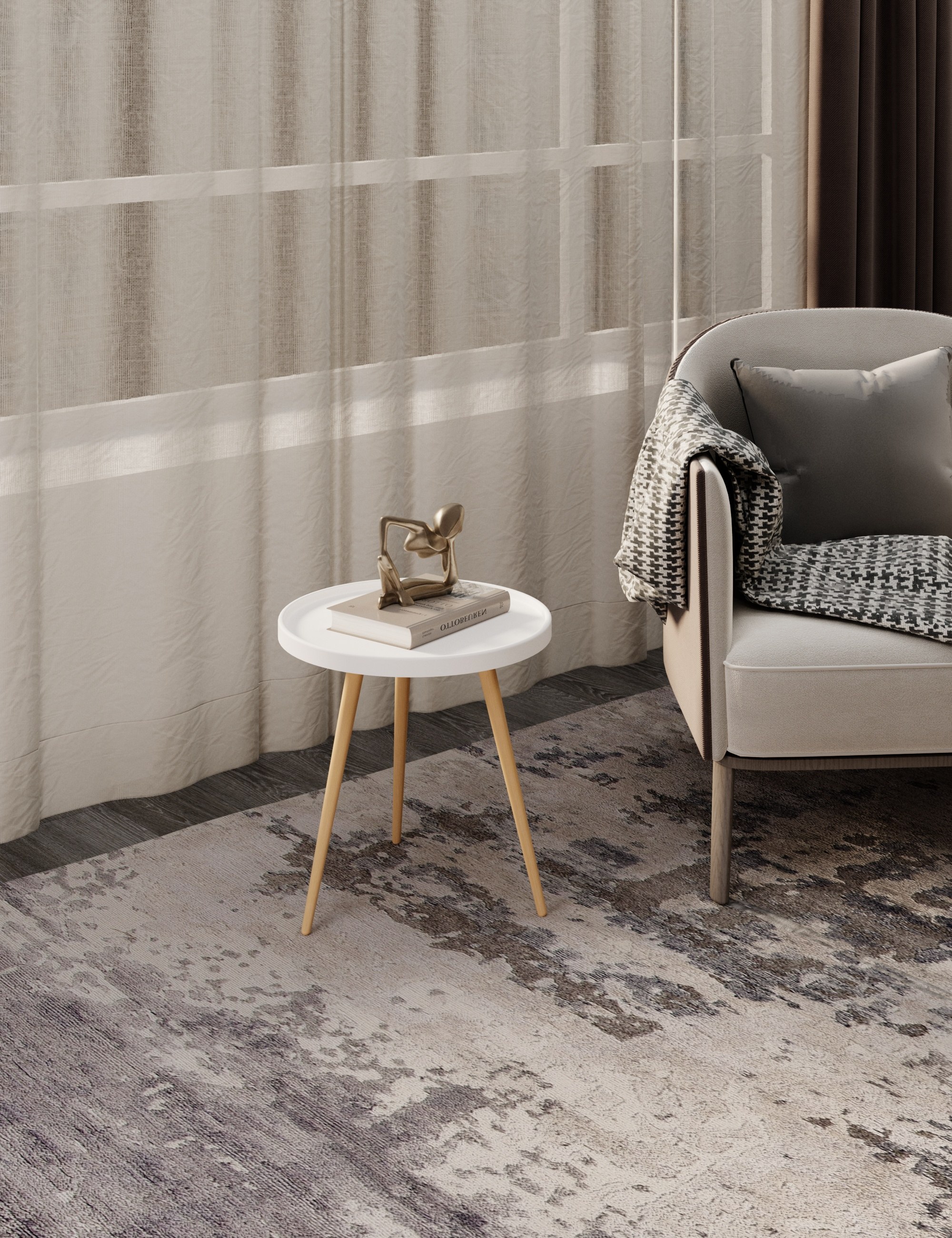 Стол журнальный SLINE Келли Л белый - фото 11