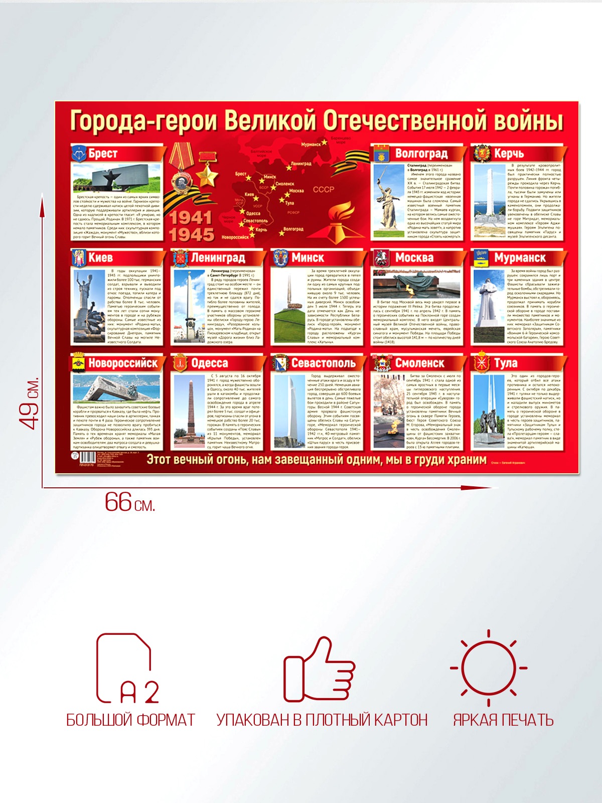 Плакат ТЦ Сфера Города-герои - фото 1