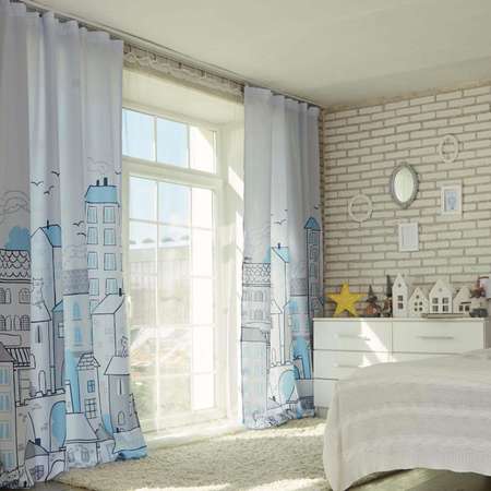 Комплект штор Этель Sweet home blue