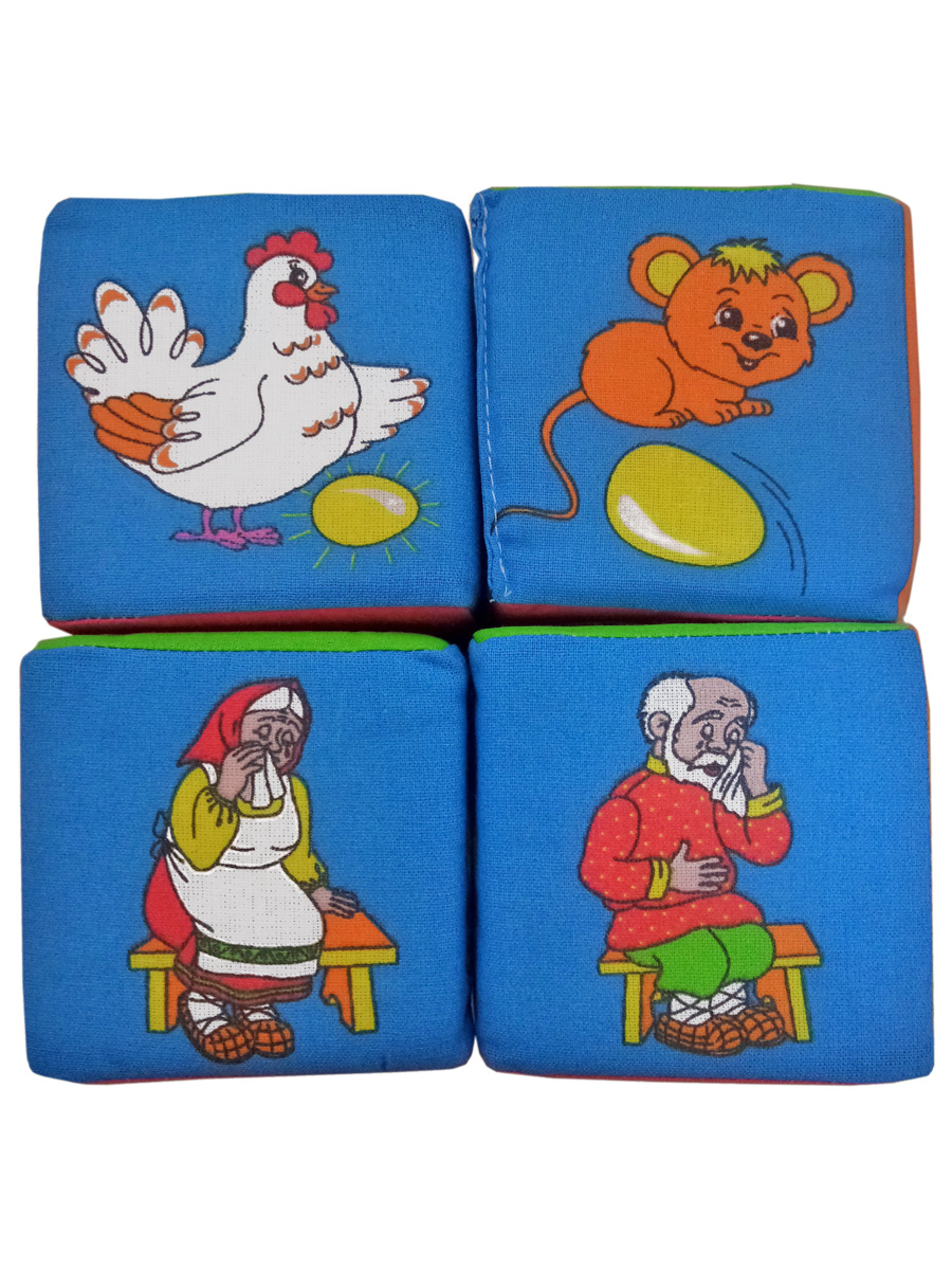 Игрушка Учитель кубики Курочка "Ряба" - фото 5