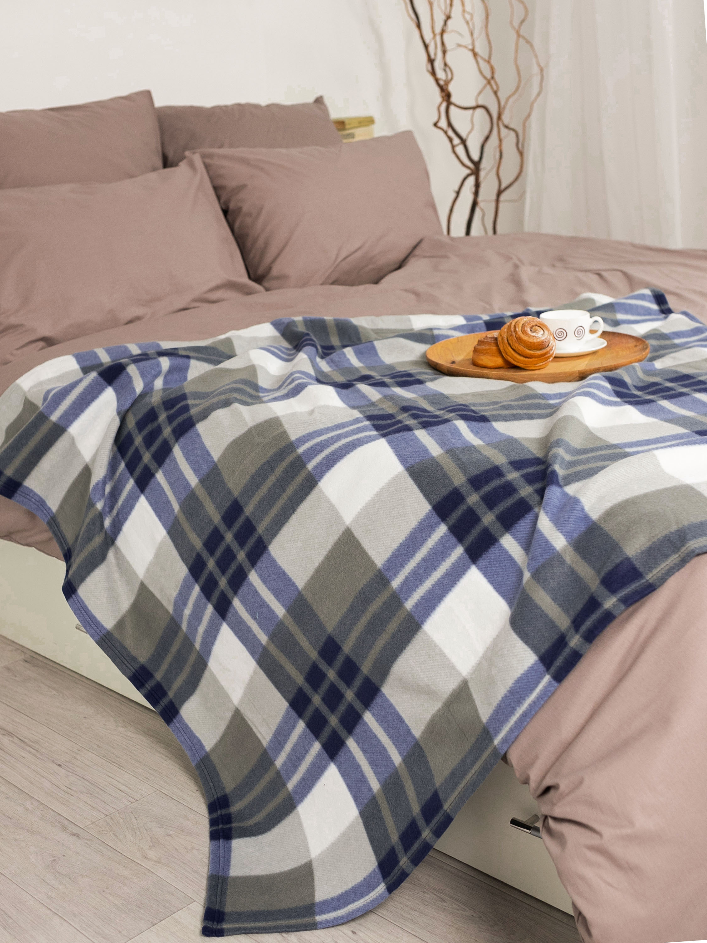 Плед Wellness WP152-Милфорд 150 x 200 см флис - фото 2