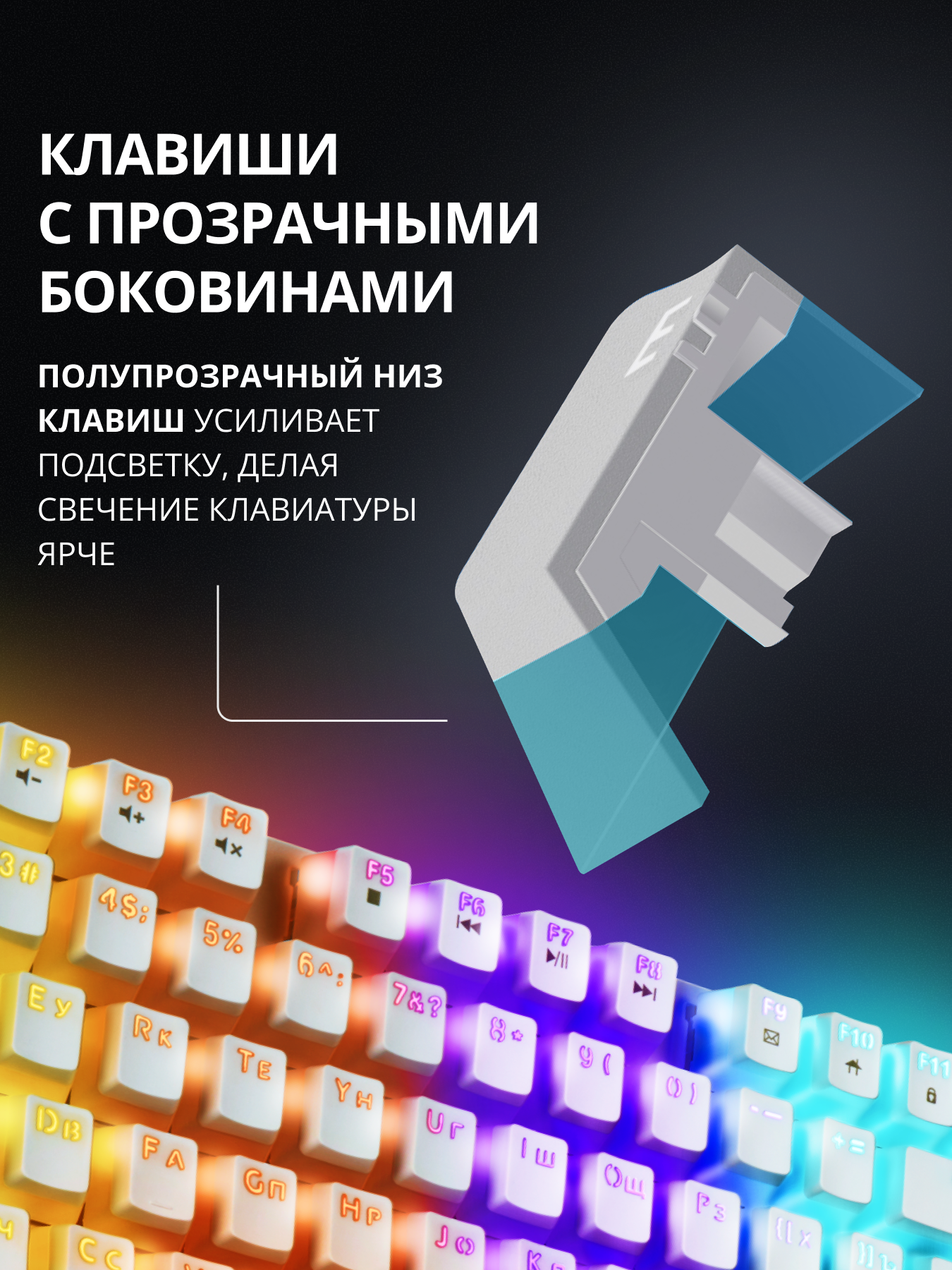 Механическая игровая клавиатура SVEN KB-G9200 проводная с горячей заменой клавиш - фото 7