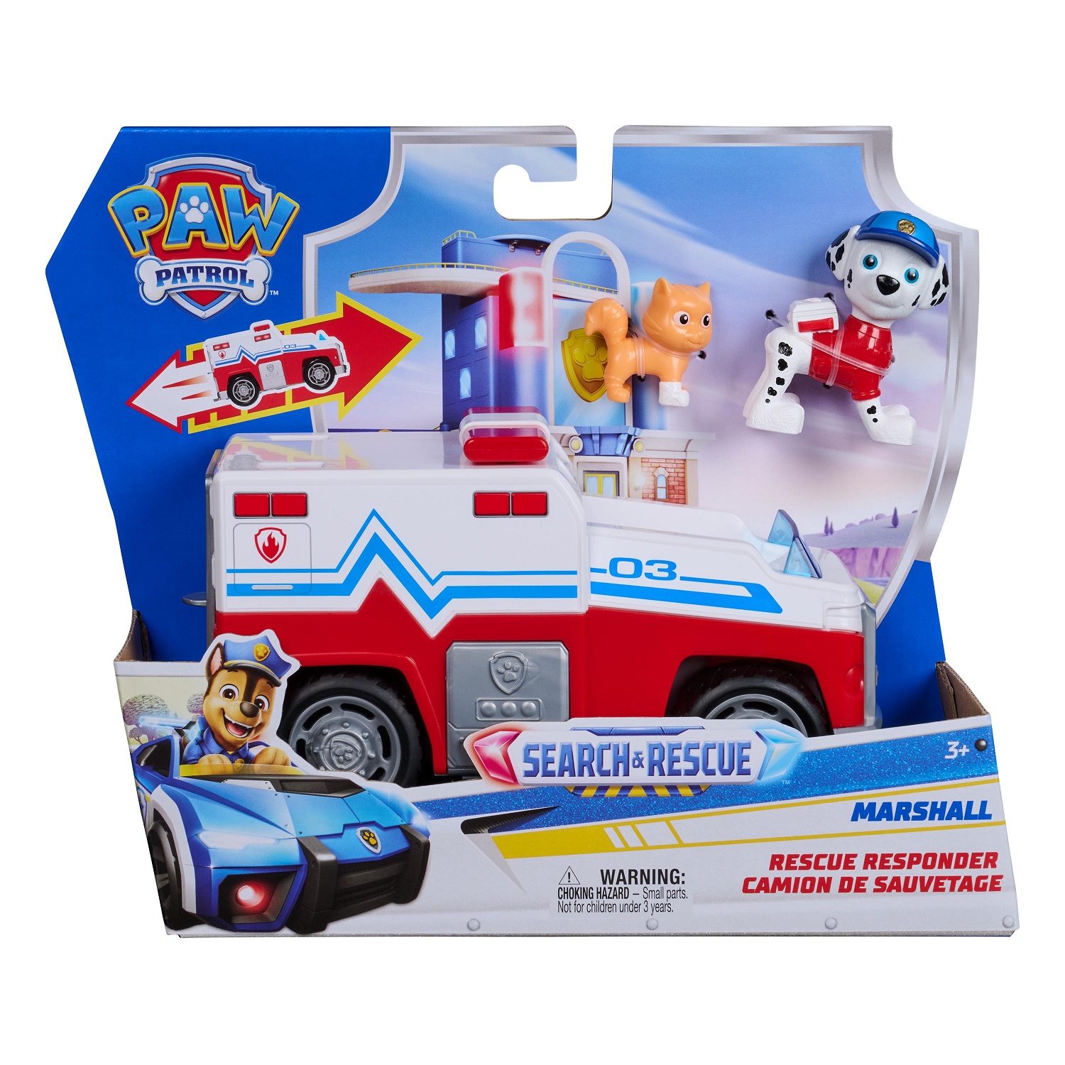 Игровой набор Paw Patrol Машинка с фигуркой Маршалл - фото 1