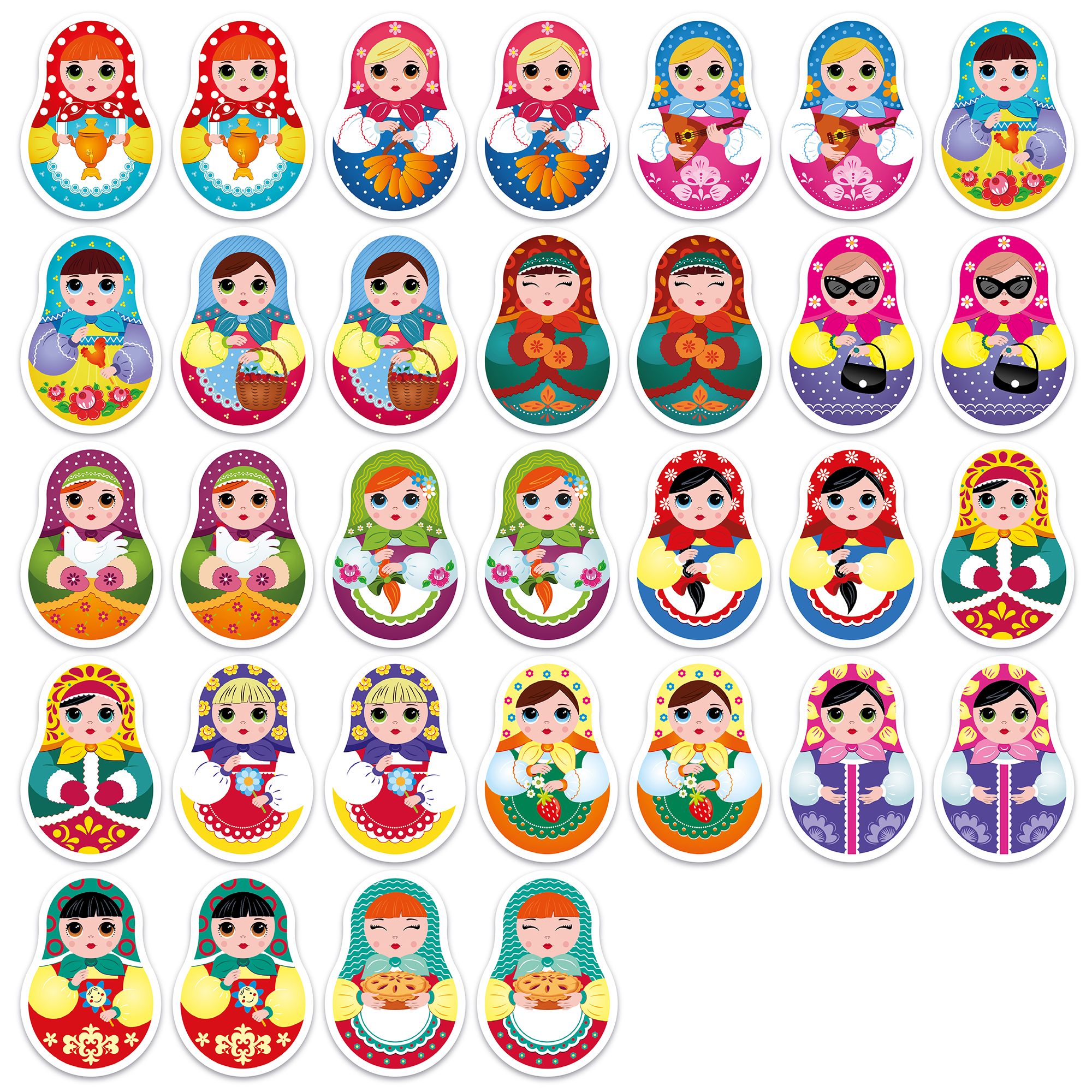Настольная игра El BascoKids Мемо Матрёшки - фото 3