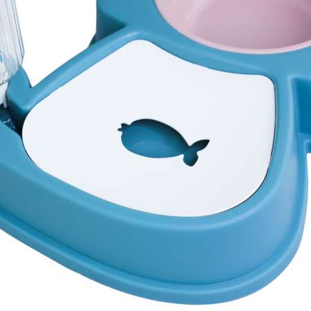 Миска Не один дома Fish 860123-20DRfish1blu