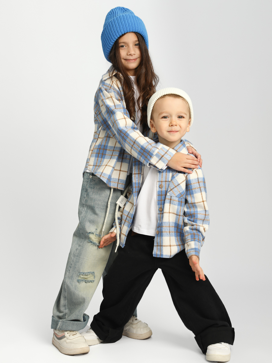 Рубашка Соль и Перец SP1510голубой - фото 7