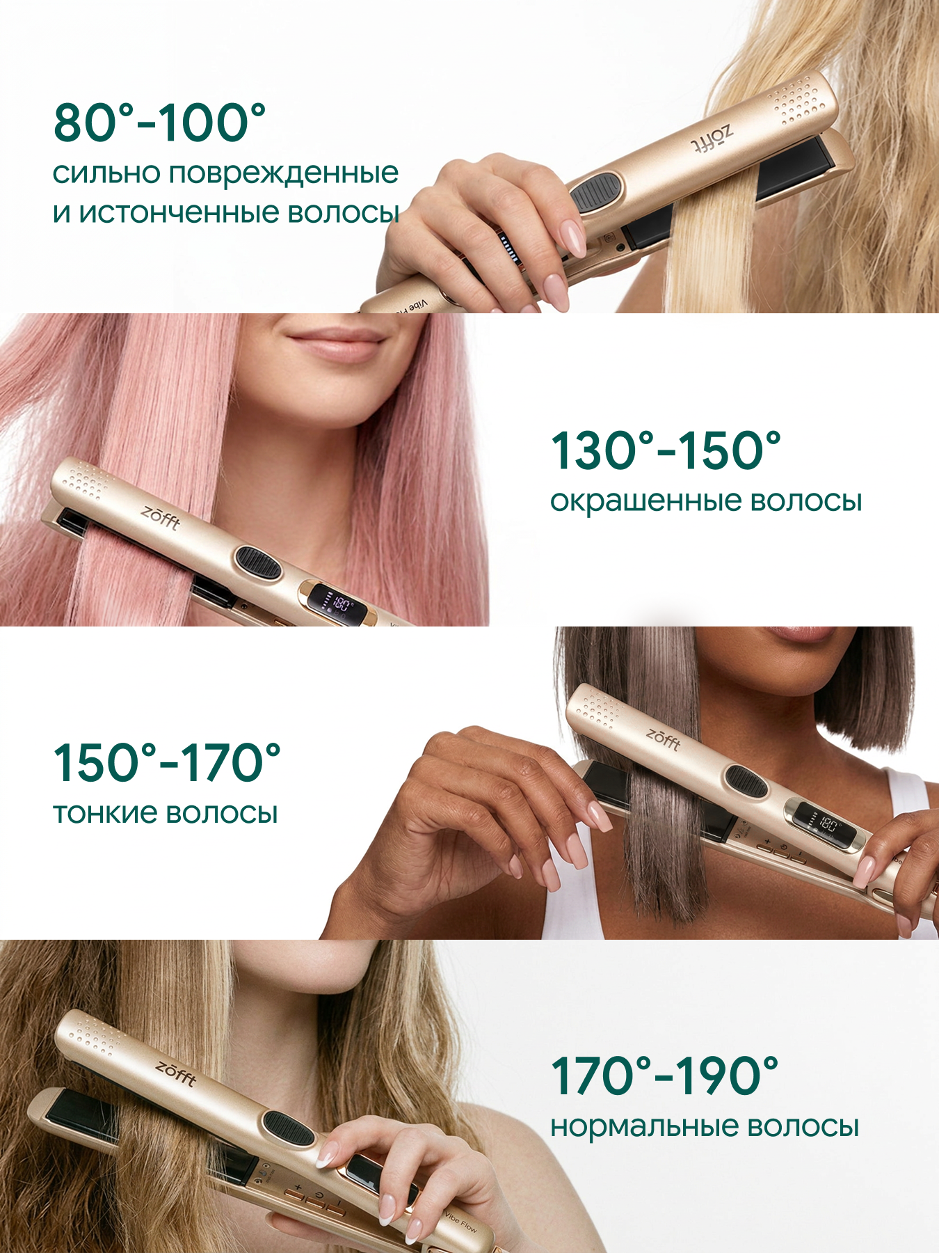 Выпрямитель для волос ZOFFT Titanium HS-600 - фото 5