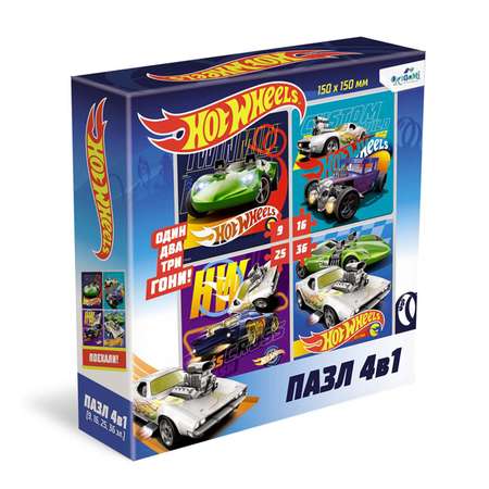 Пазл ORIGAMI Hot Wheels классический в ассортименте