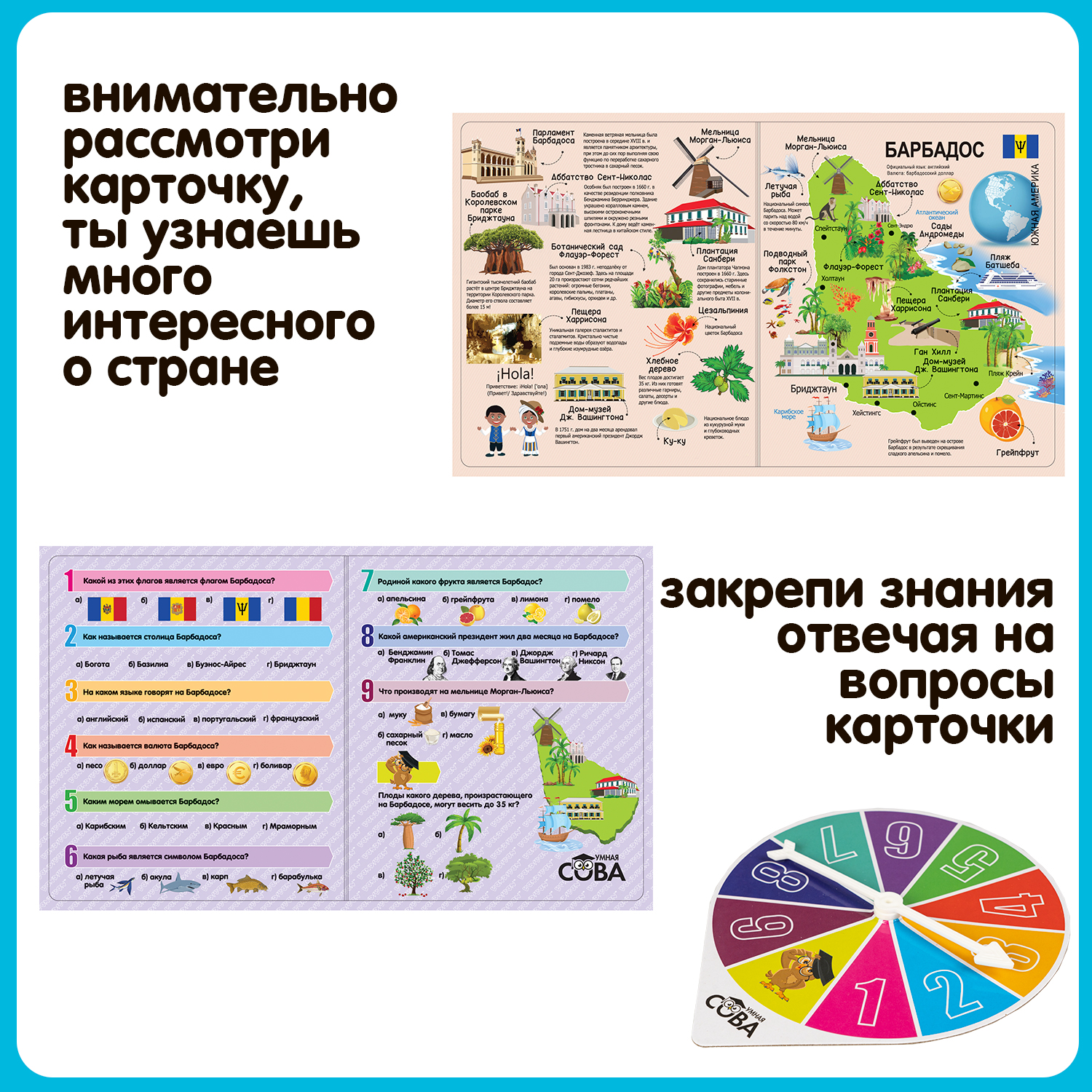 Настольная игра Bondibon путеводитель Экзотический мир - фото 2