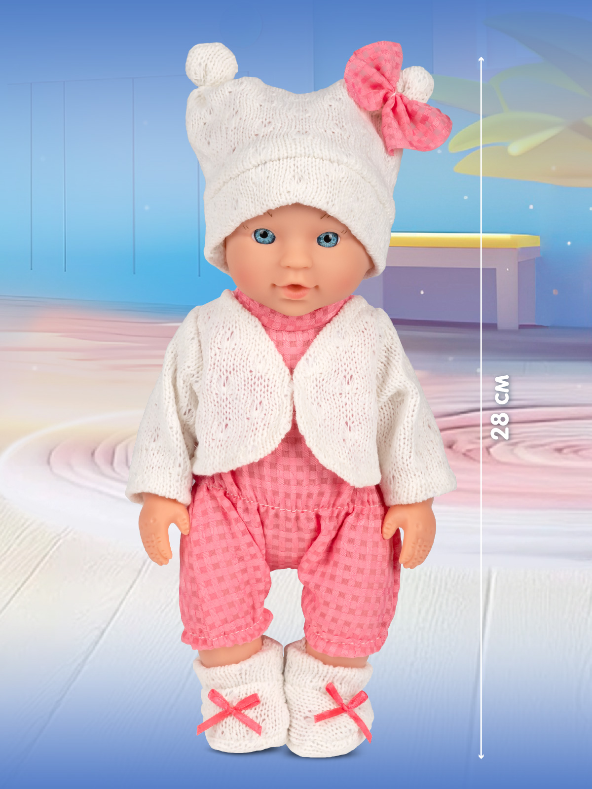 Кукла пупс AMORE BELLO высота 28 см JB0213683 - фото 6