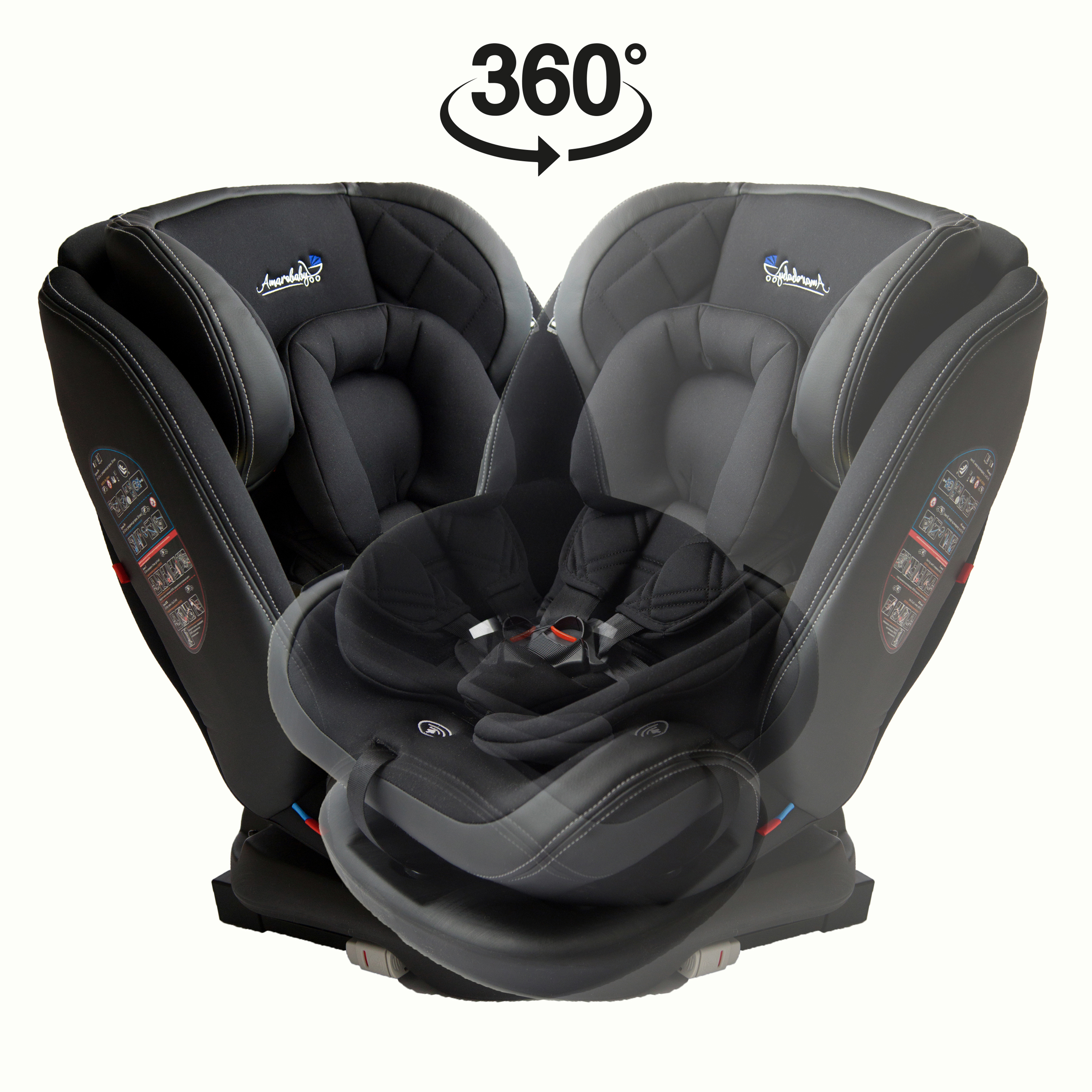 Автокресло Amarobaby Isofix 0+/1/2/3 (0-36 кг) - фото 23