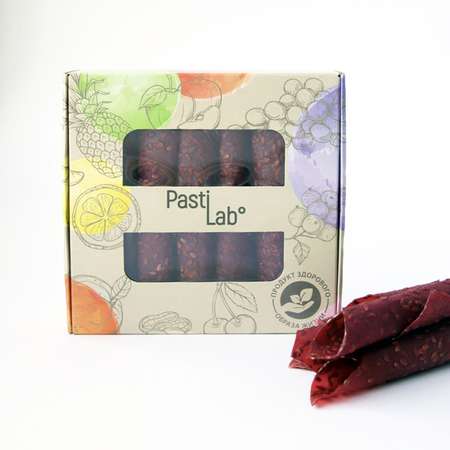 Пастила PastiLab медовая малина-семена льна 210г