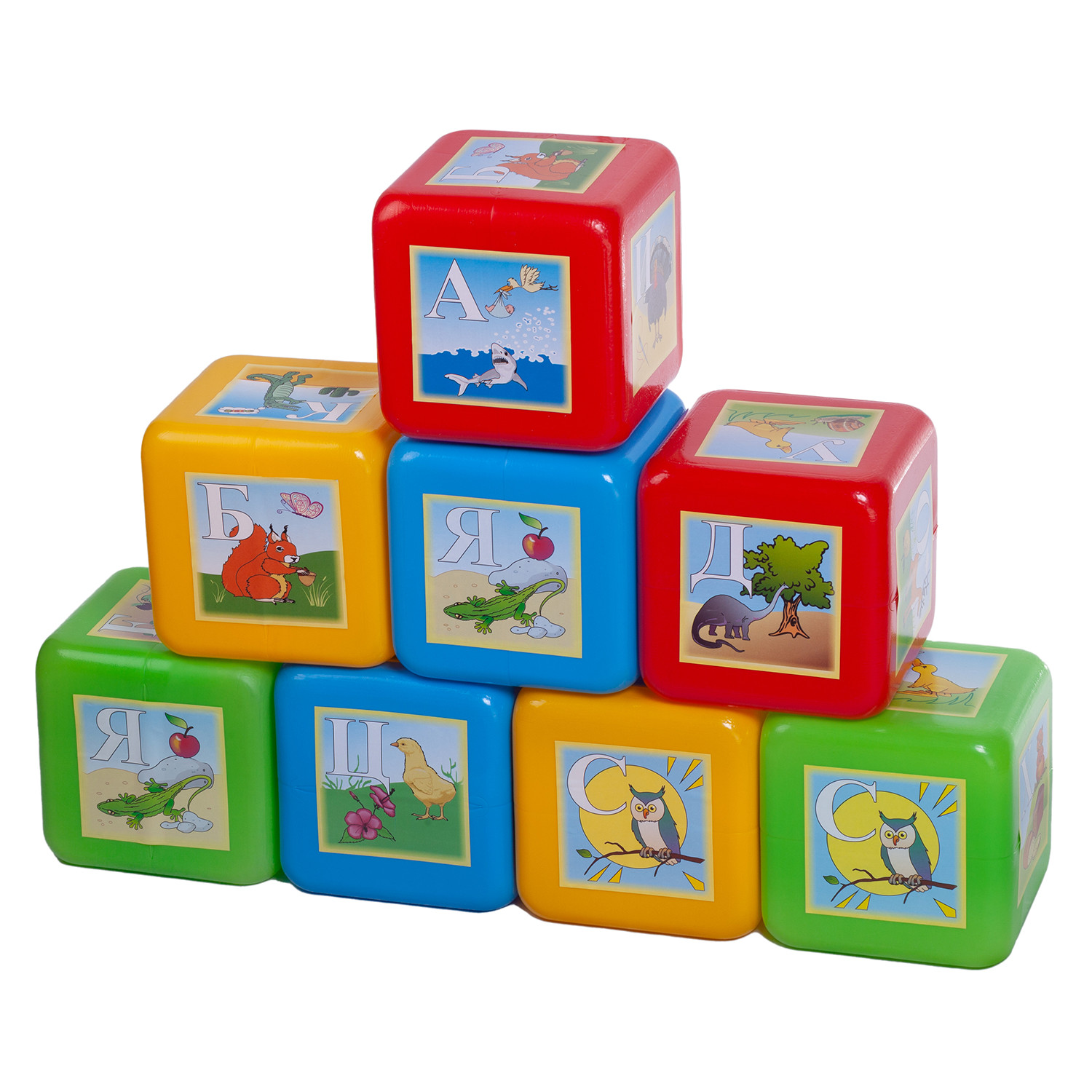 Игрушка Юг-Пласт кубики Азбука - фото 1