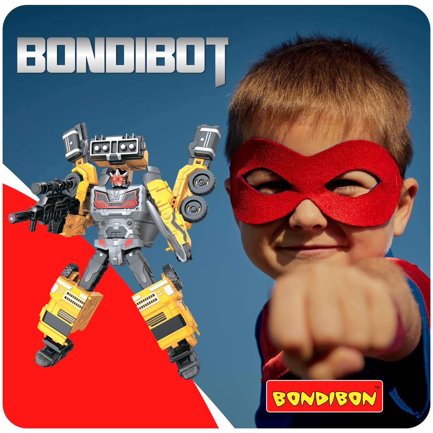 Фигурка Bondibon трансформер Робот Машина 2в1 - фото 11