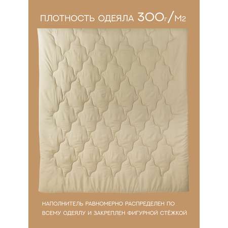 Одеяло KUPU-KUPU овечья шерсть 220х200 см зимнее микрофибра