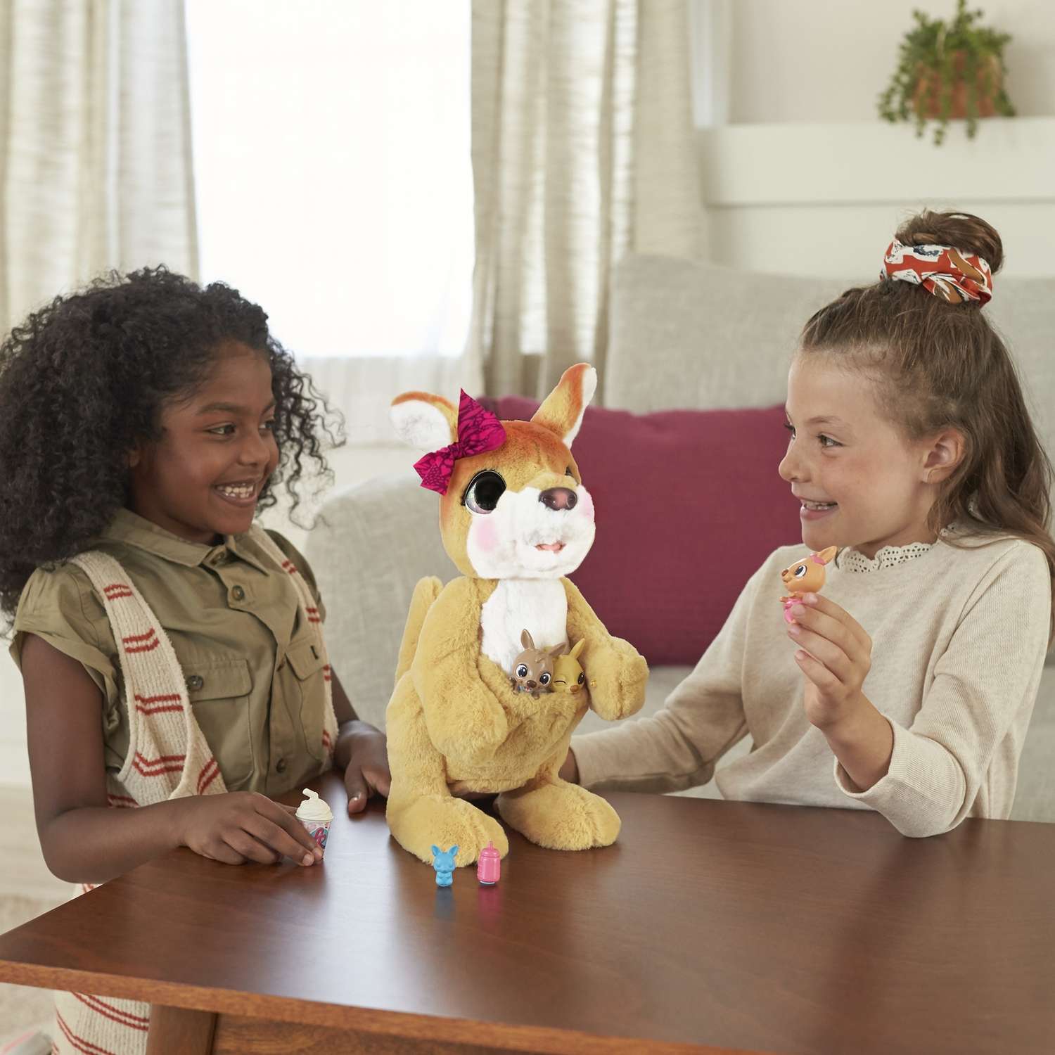 Игрушка мягкая FurReal Friends кенгуру Джози и ее малыши - фото 6
