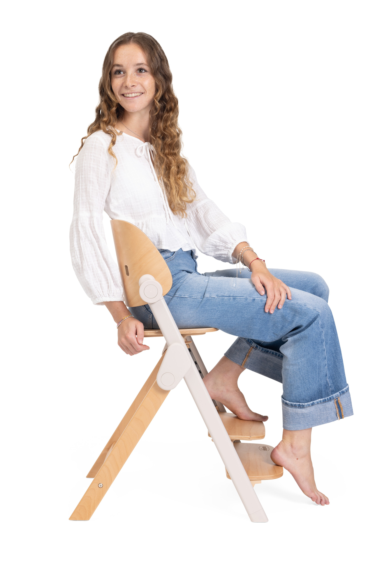 Стульчик для кормления Chicco бежевый - фото 15