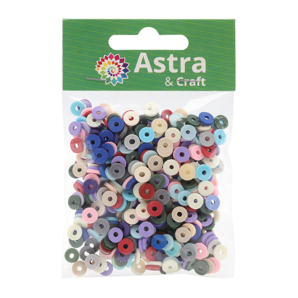 Набор для творчества Astra Craft бусины 6 мм 20г плоские - фото 5