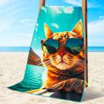 Полотенце BRAVO The Beach Cat 140 x 70 см