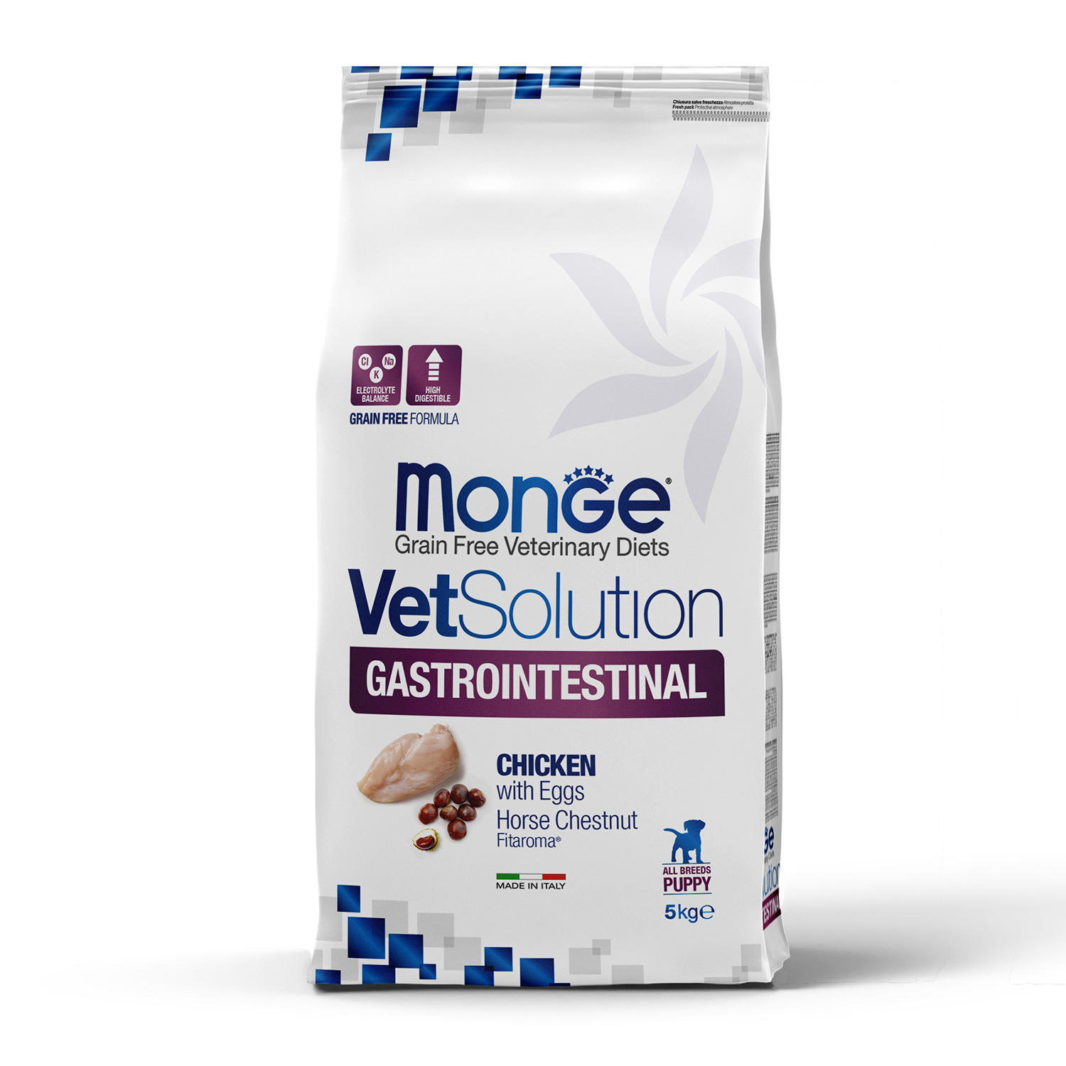 Корм для щенков диетический MONGE VetSolution Dog Gastrointestinal Гастроинтестинал при заболеваниях ЖКТ 5кг - фото 5