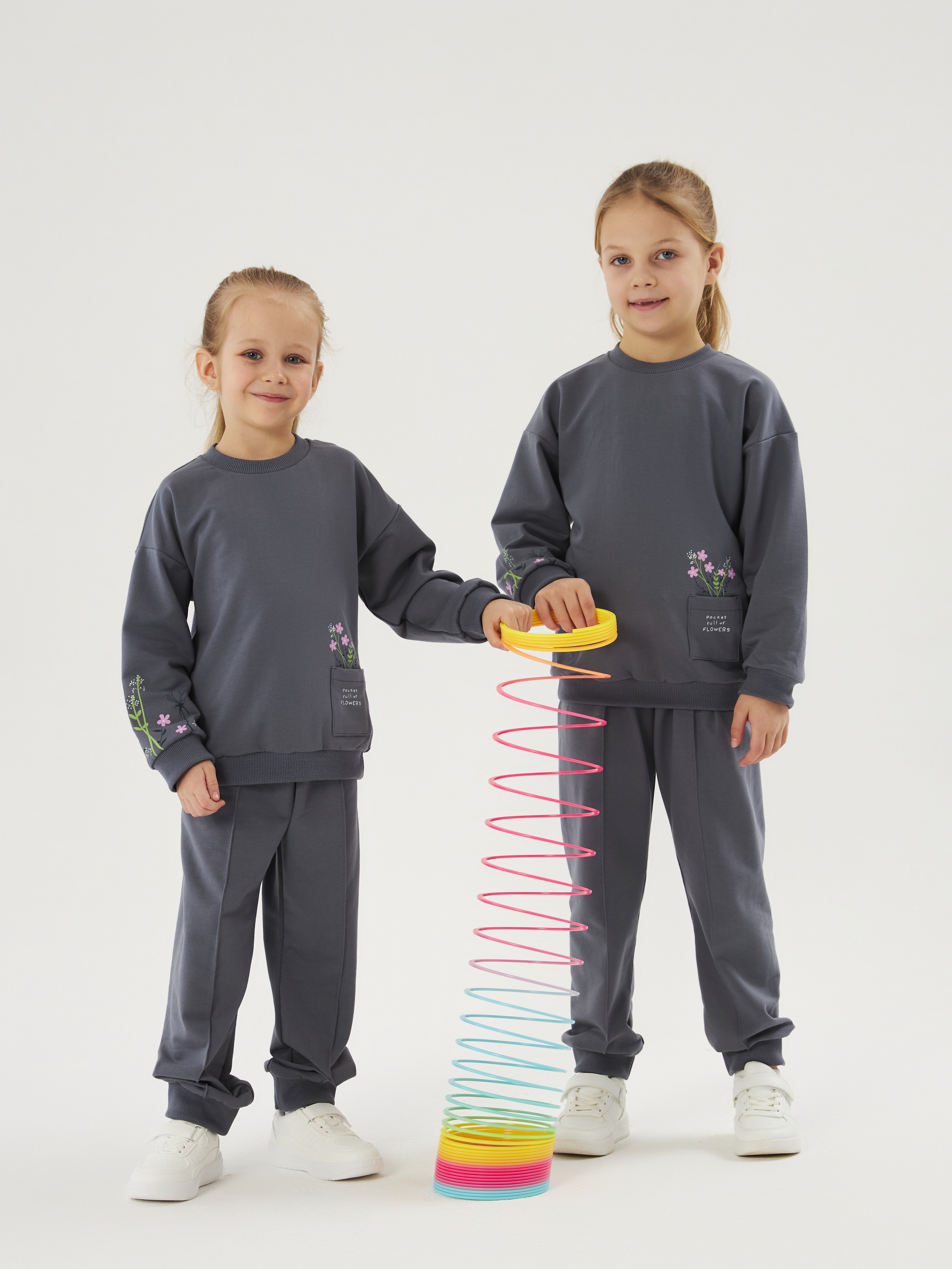 Костюм Осьминожка 418-428п/серый - фото 6